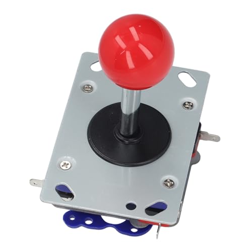 Gowenic Joystick Arcade Retro DIY pomello rosso 1 pezzo 8 vie