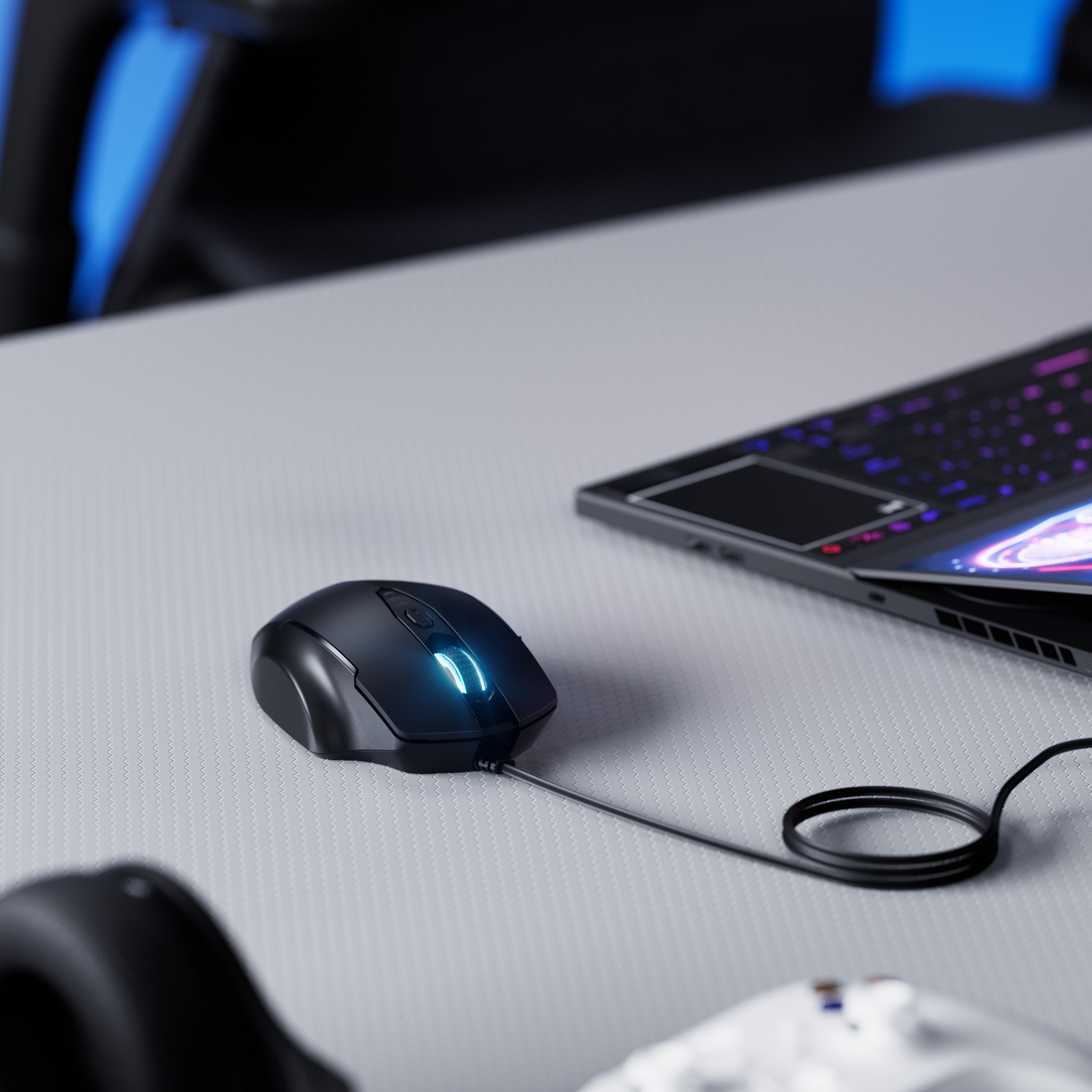 Uineer Wired Mouse USB 7200 DPI 6 Tasti Ergonomico