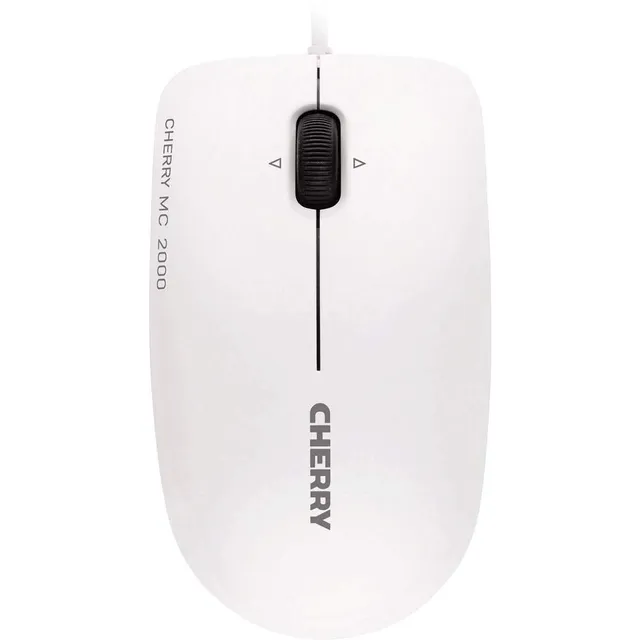 Cherry MC 2000 mouse ufficio con filo bianco-grigio 1600 dpi