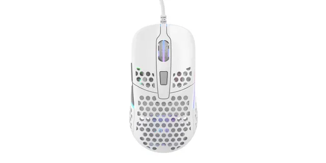 Xtrfy M42 RGB mouse gaming con filo bianco ultraleggero