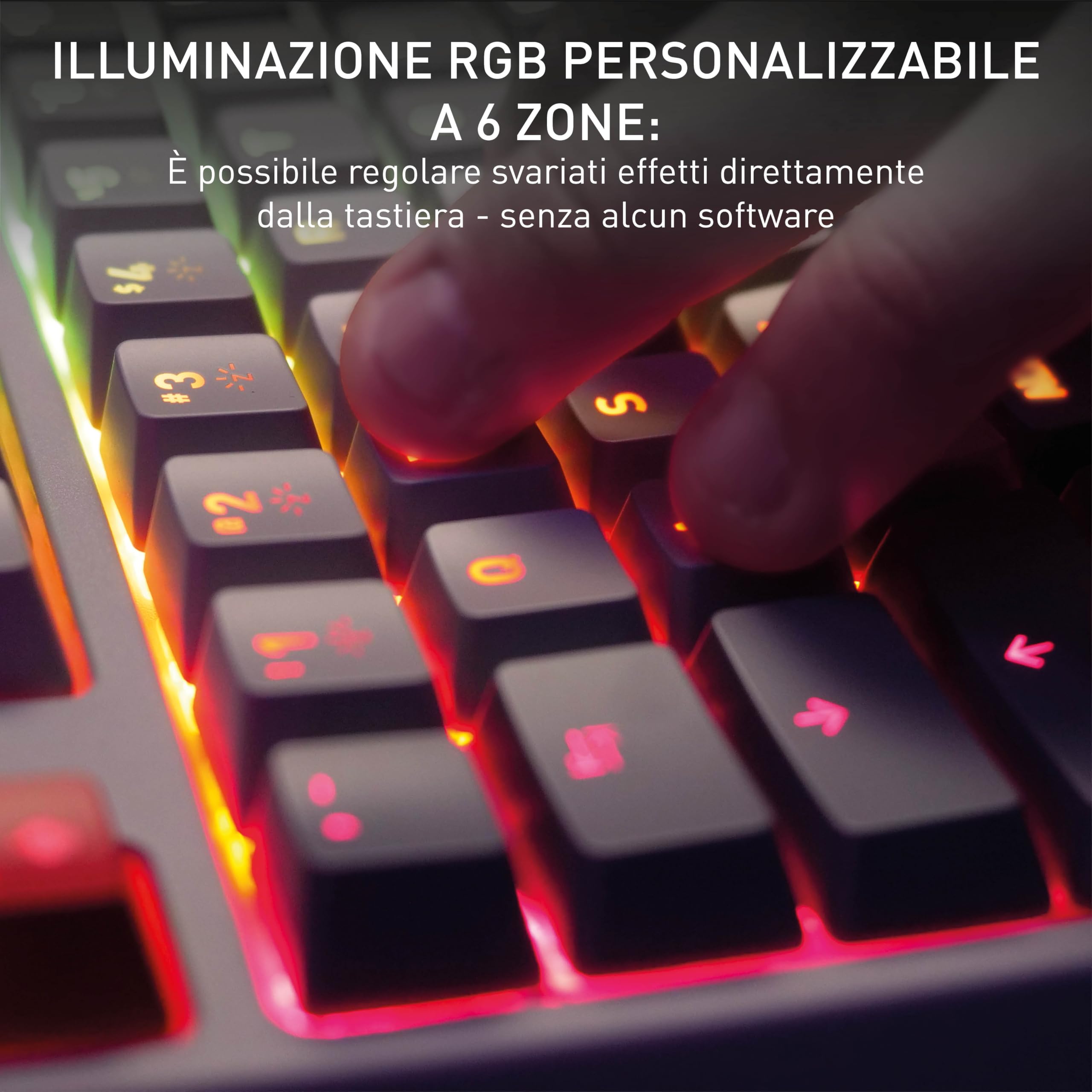 Cherry Xtrfy K4V2 TKL tastiera UK QWERTY Retro MX Red