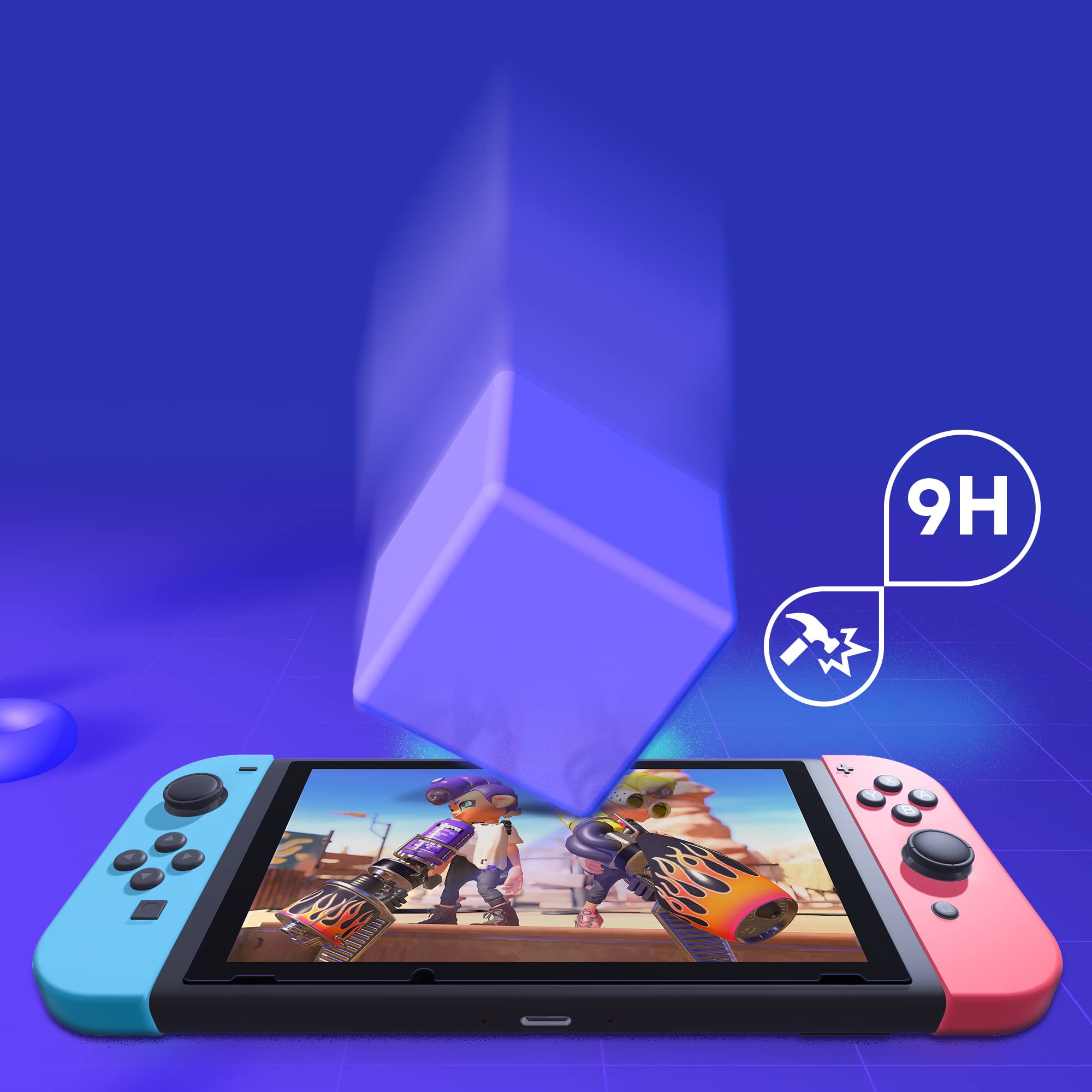 Oniverse Pellicola Vetro Temperato Nintendo Switch 9H