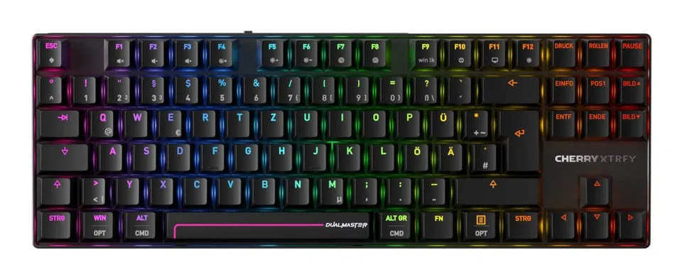 CHERRY XTRFY MX 8.2 Pro TMR Tastiera TKL Wireless QWERTZ Nero