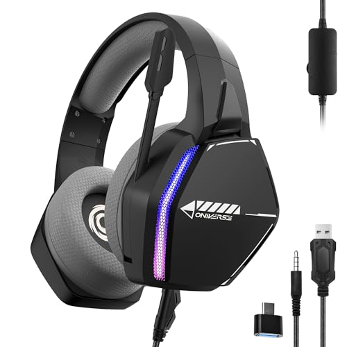 Oniverse Nebula Infinite Black cuffie gaming 50mm nere