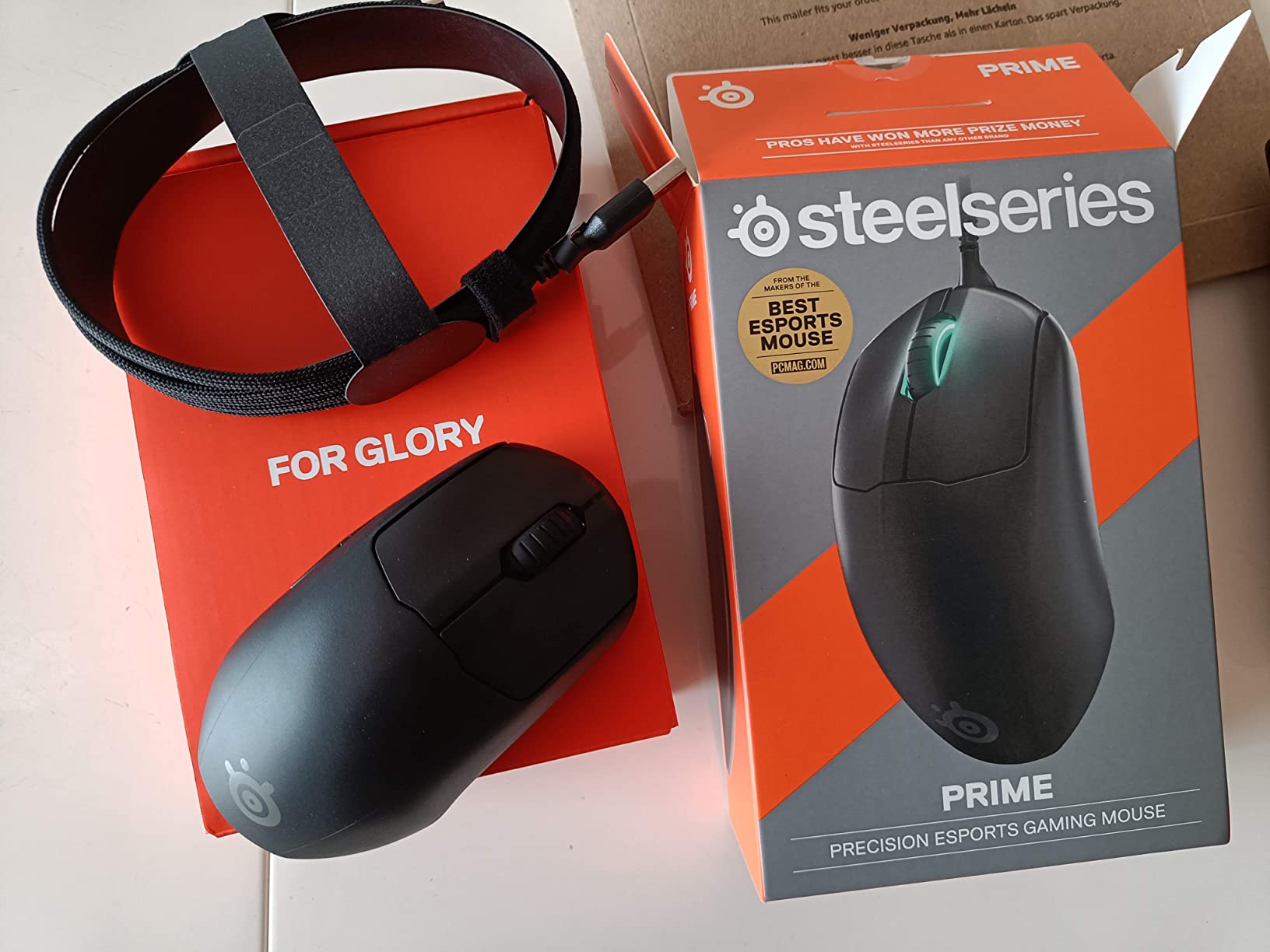 SteelSeries Prime mouse gaming cablato nero 18000 CPI
