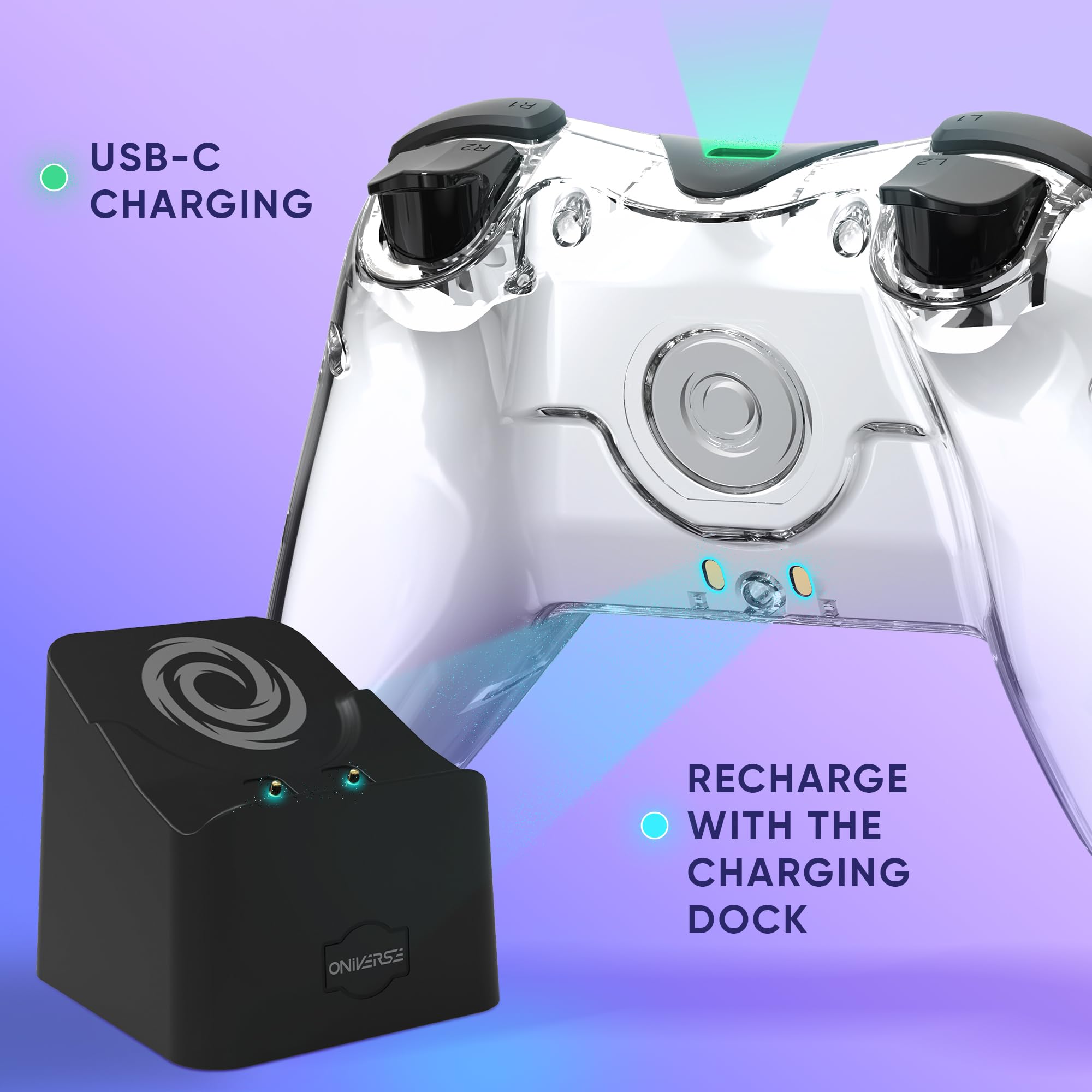 Oniverse Astralite controller wireless Switch PC bianco