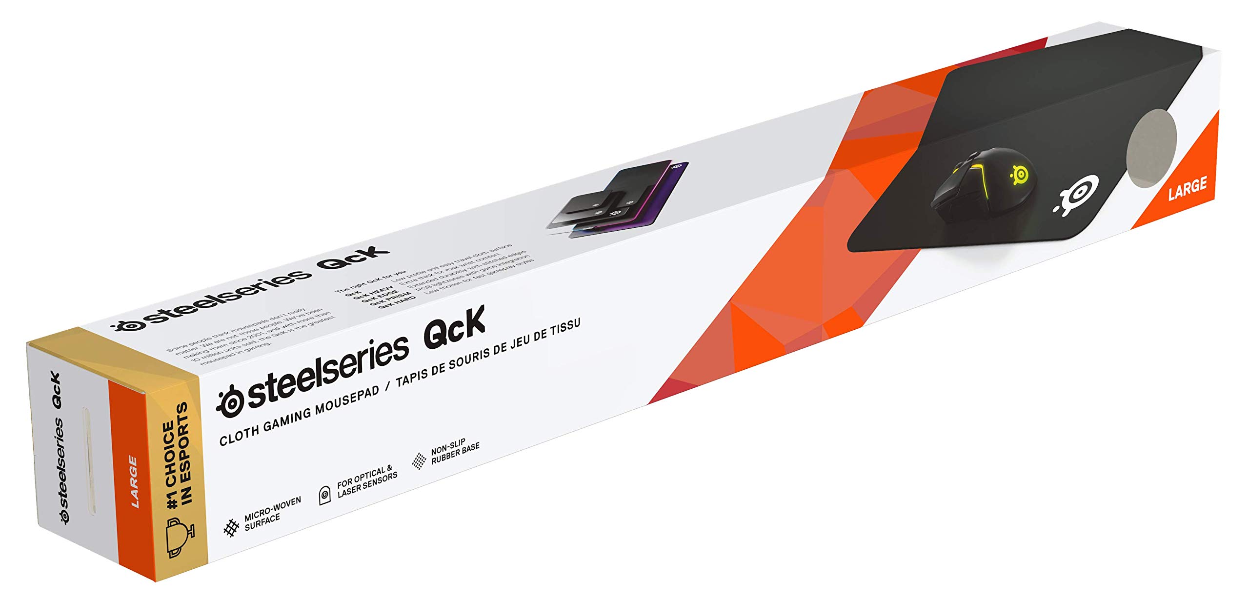 SteelSeries QcK+ Tappetino Mouse 450x400 Standard Nero