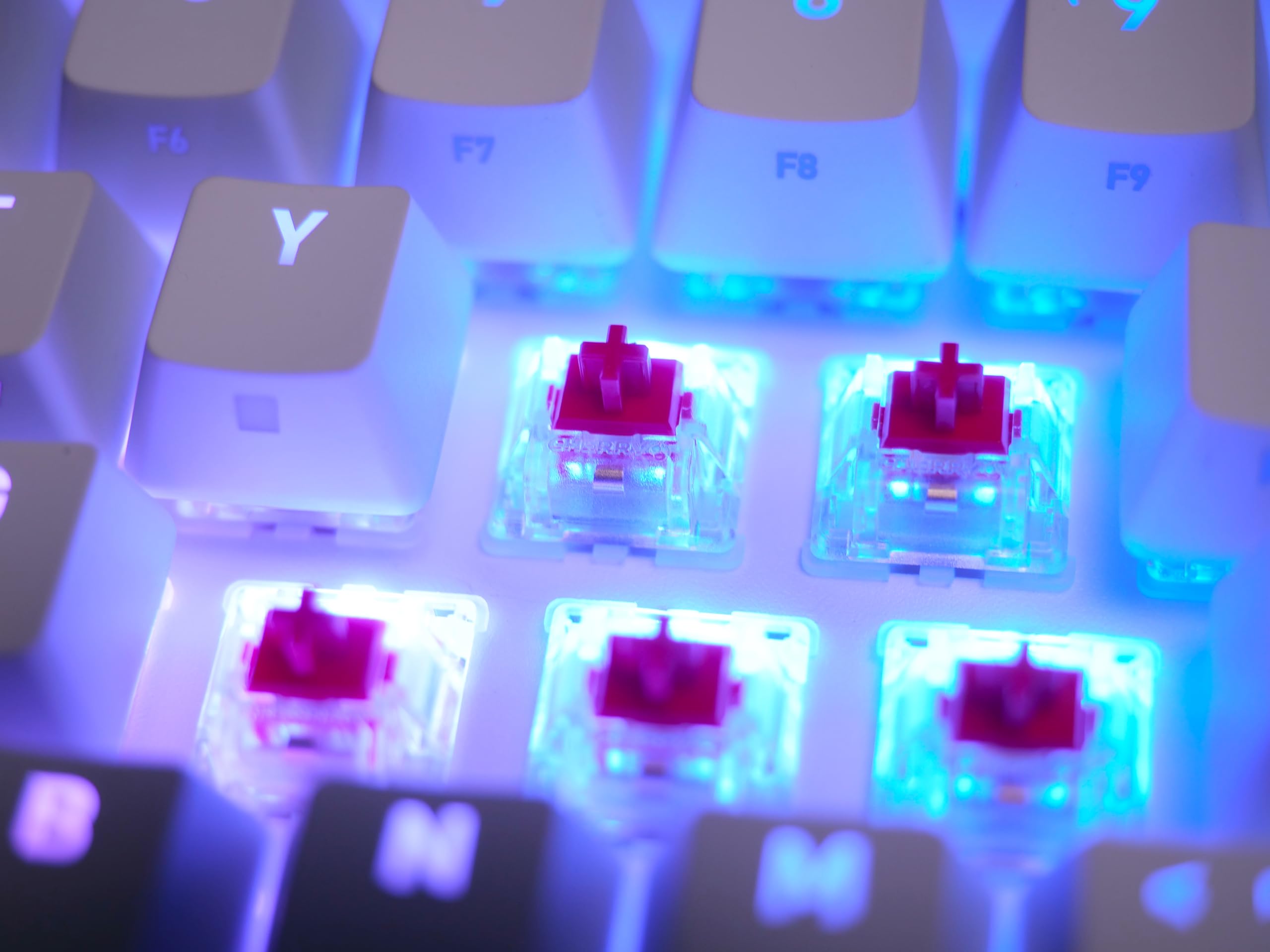 CHERRY XTRFY K5V2 Tastiera Meccanica 65% AZERTY MX2A Red