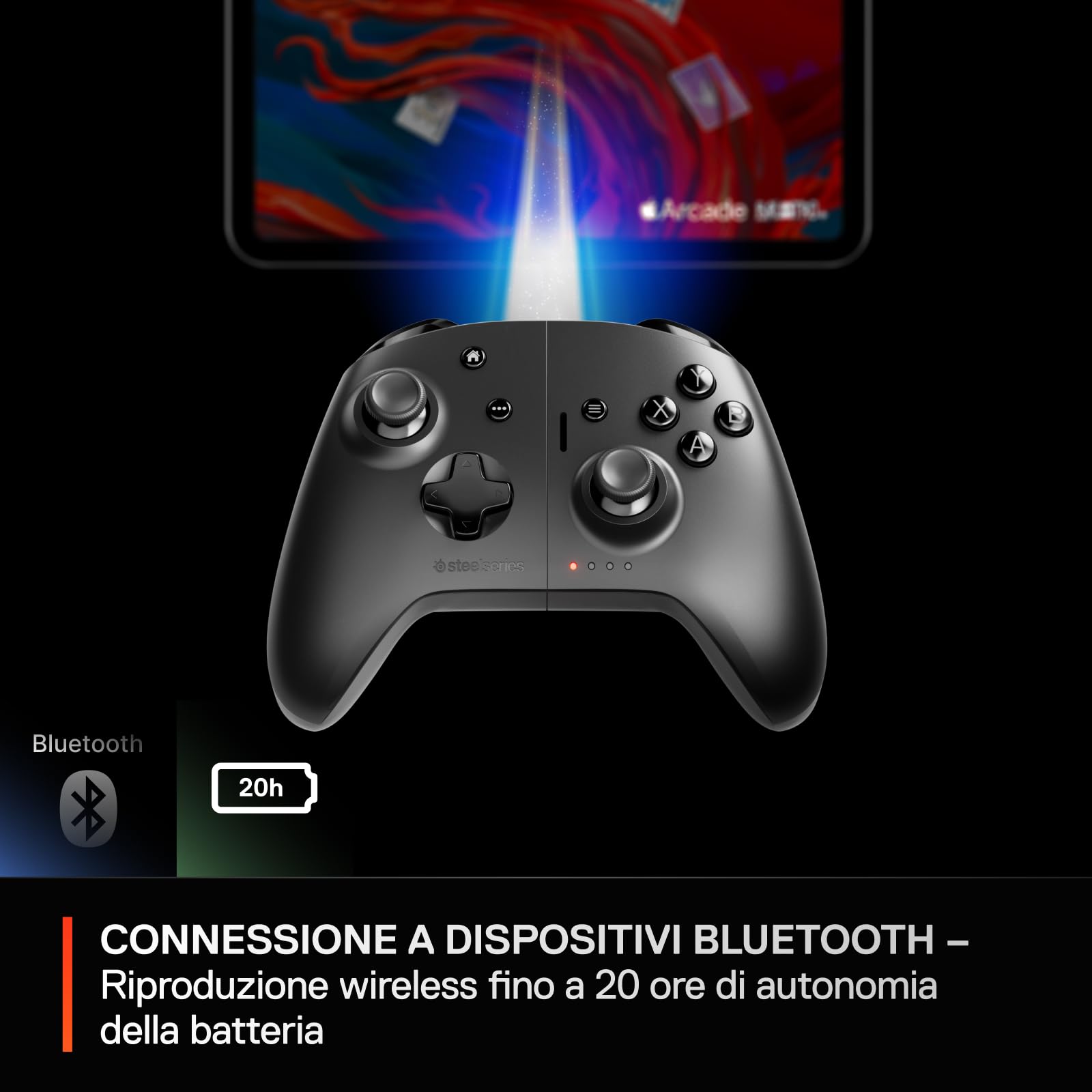 SteelSeries Nimbus Cloud Controller Wireless Bluetooth Hall PC