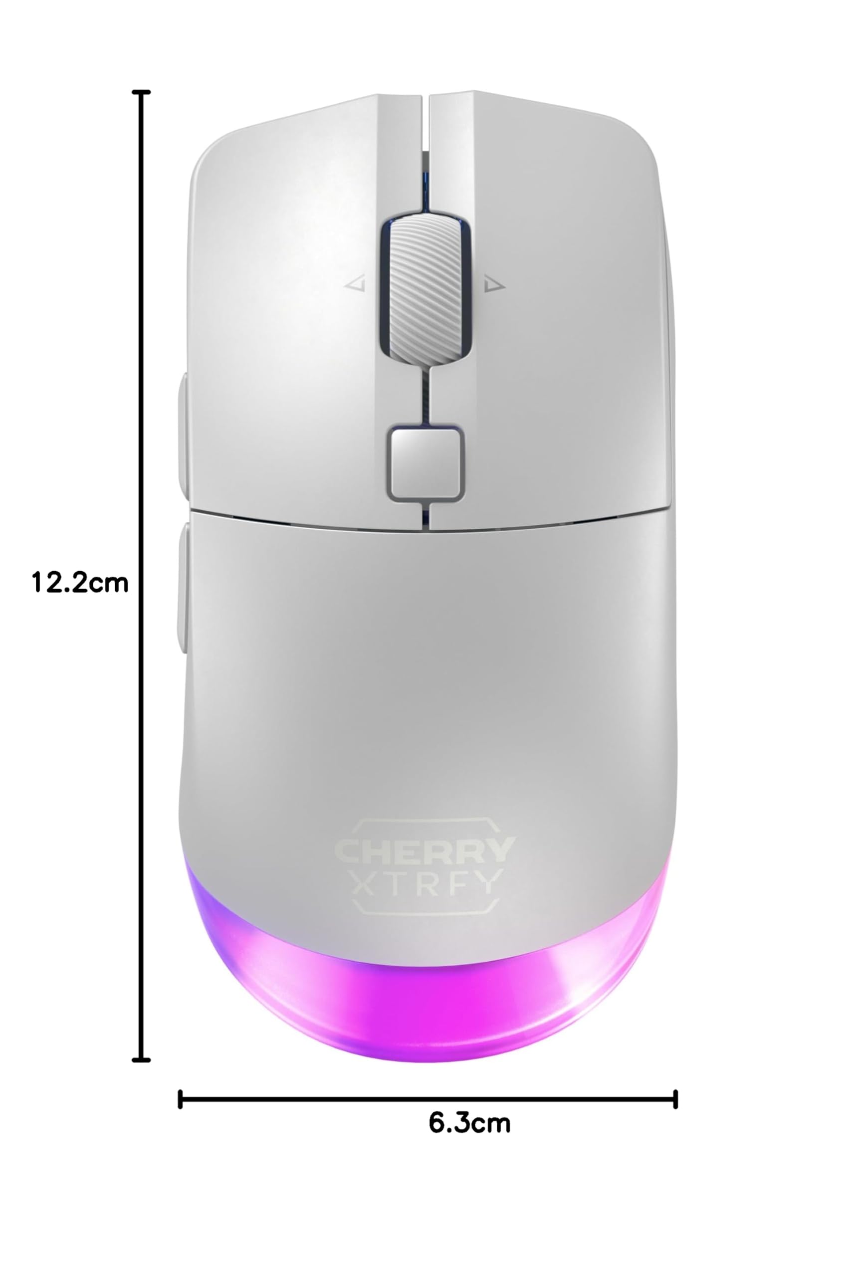 Cherry Xtrfy M50 Wireless Mouse Gaming Bianco RGB