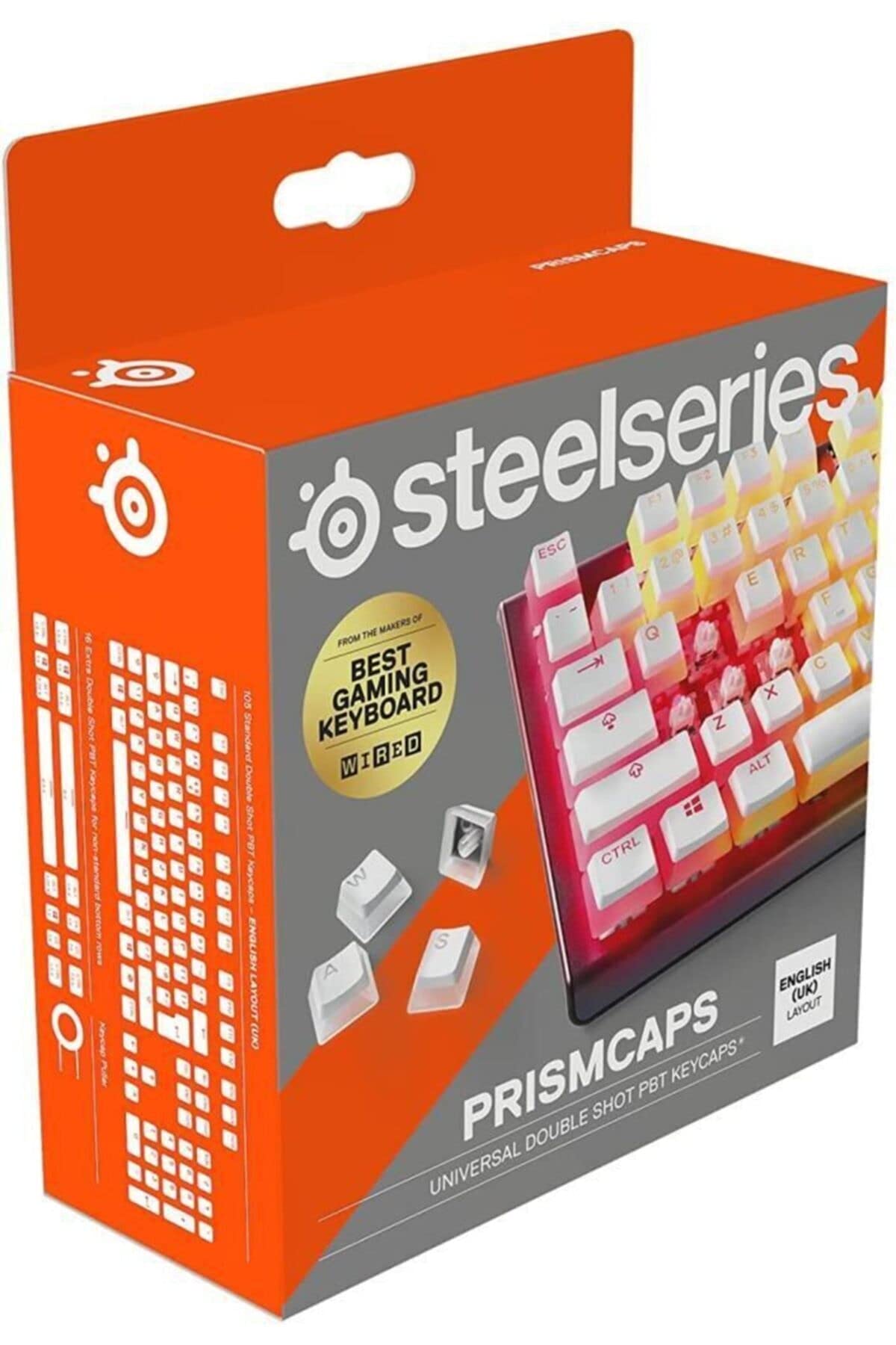 SteelSeries PrismCaps Copritasti Pudding PBT Neri UK