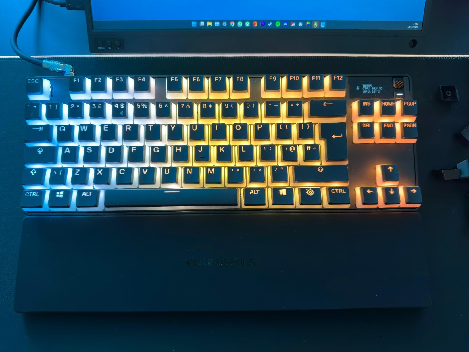 SteelSeries PrismCaps Copritasti Pudding PBT Neri UK