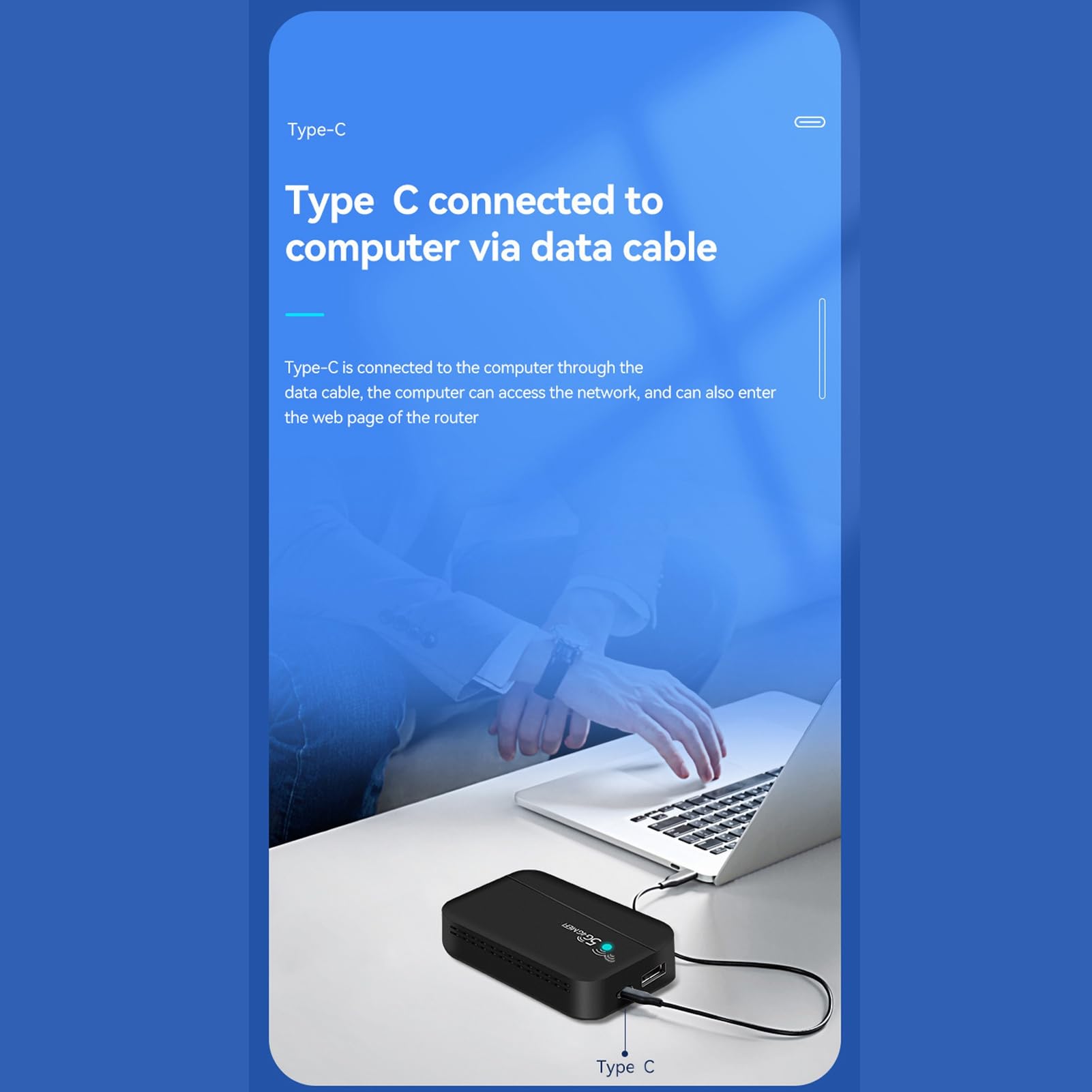 GOWENIC Hotspot Mobile 4G LTE 300 Mbps 10000 mAh SIM