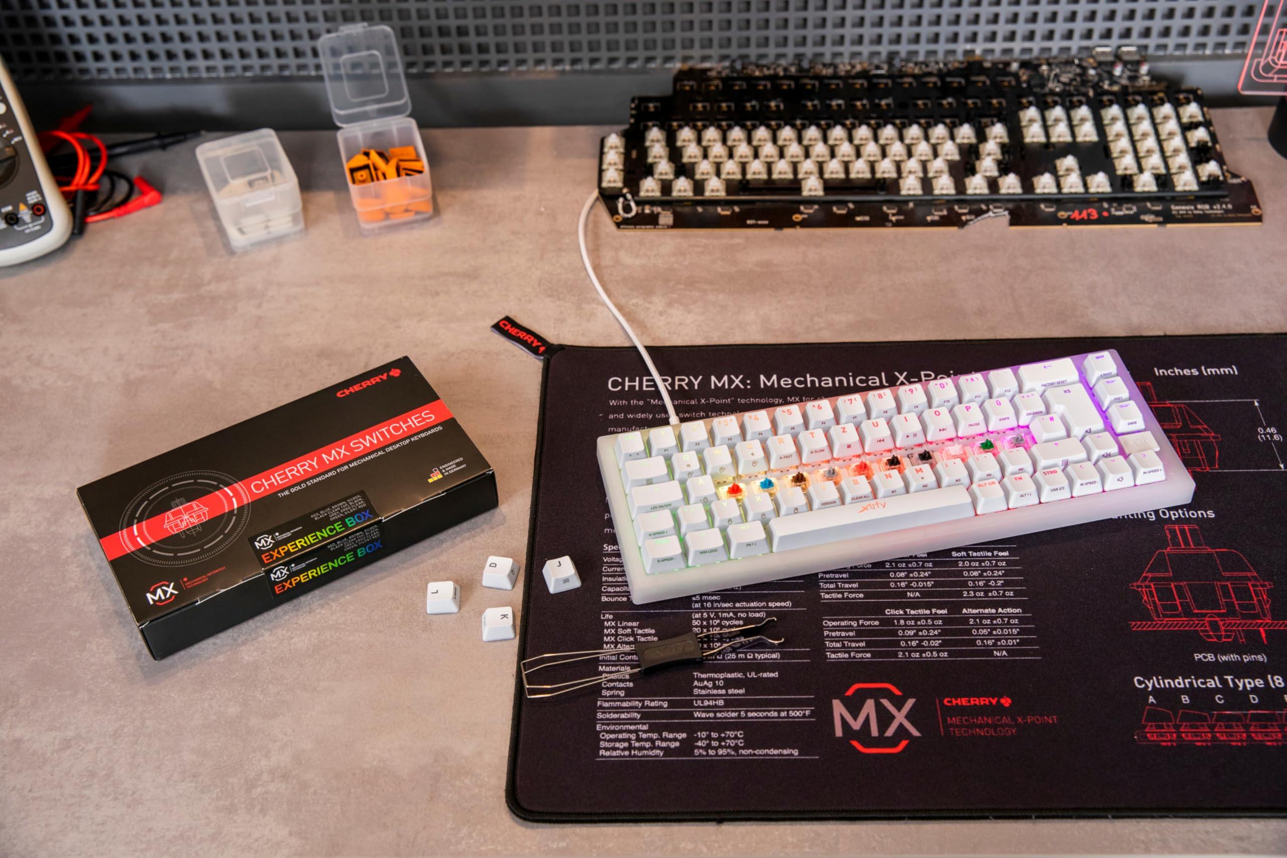 Cherry MX Experience Box switch tastiera 10 pezzi Grey