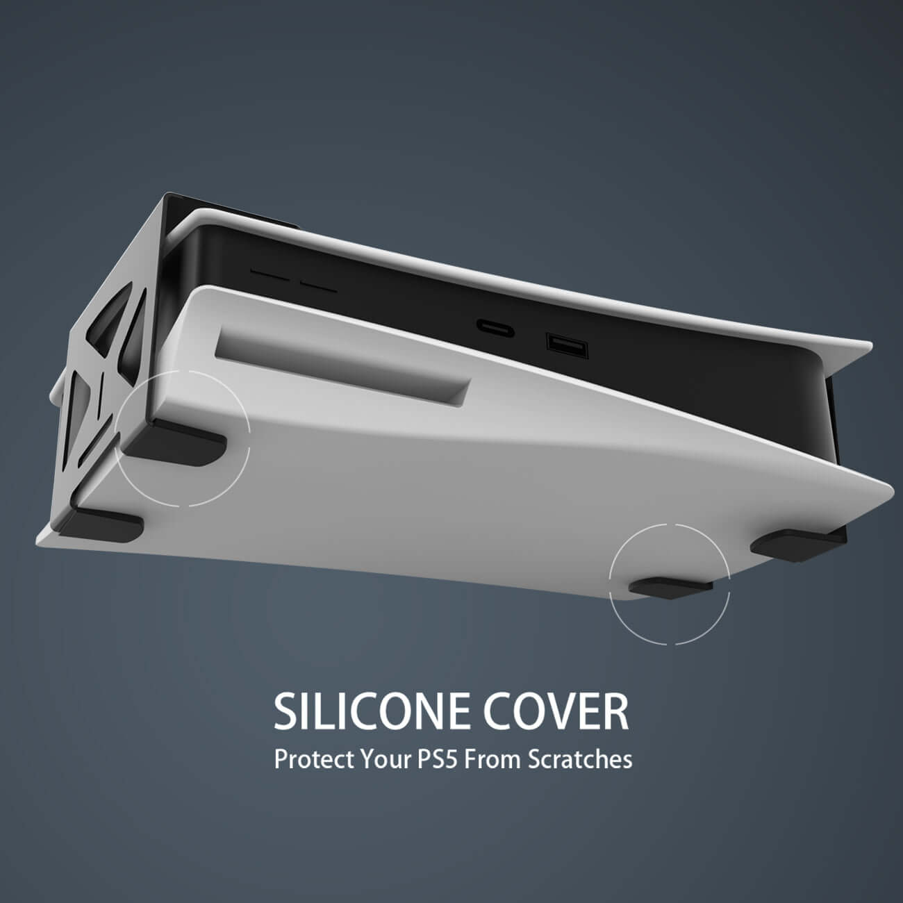 Monzlteck PS5 Mount supporto sotto scrivania PS5 Slim metallo