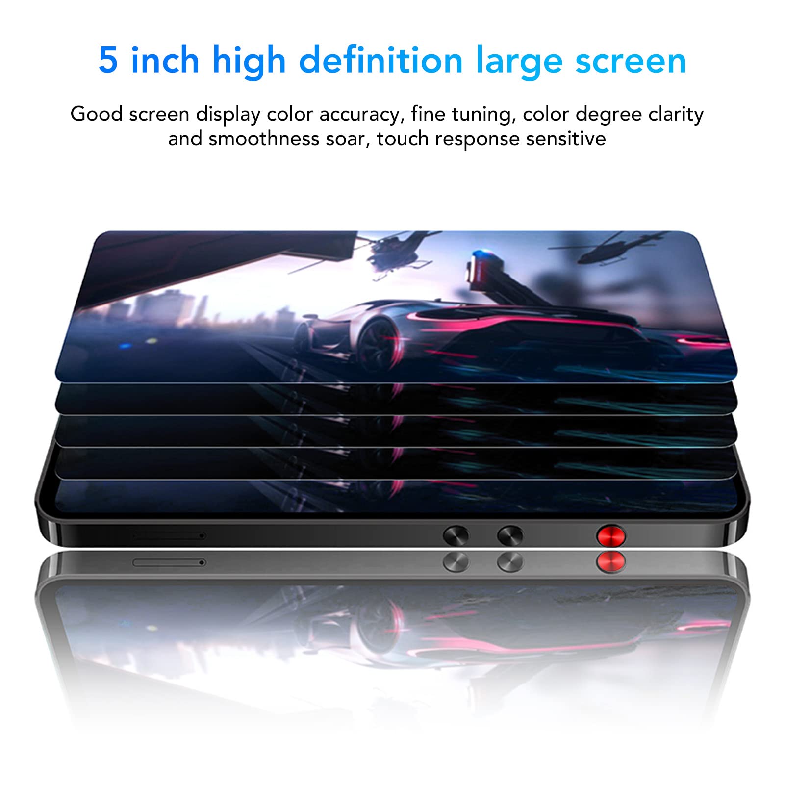 Gowenic Lettore MP4 WiFi Bluetooth 5 Pollici 128GB Touch