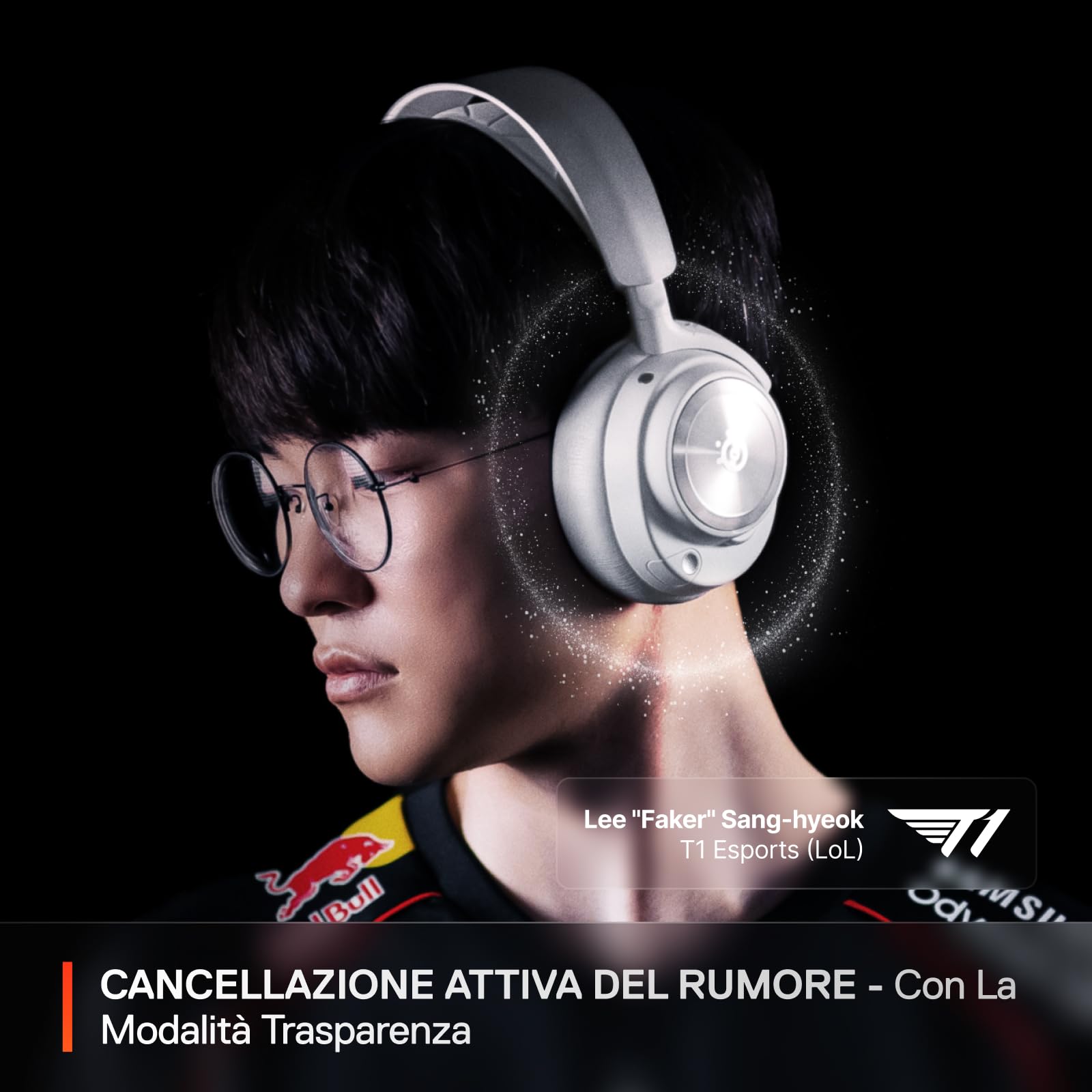 SteelSeries Arctis Nova Pro cuffie gaming wireless nero