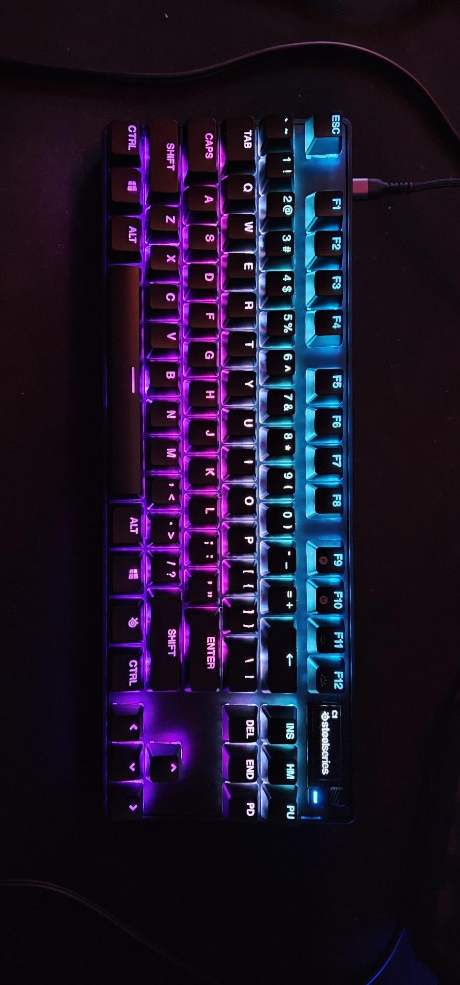 SteelSeries Apex Pro TKL Gen 3 tastiera gaming nera US QWERTY