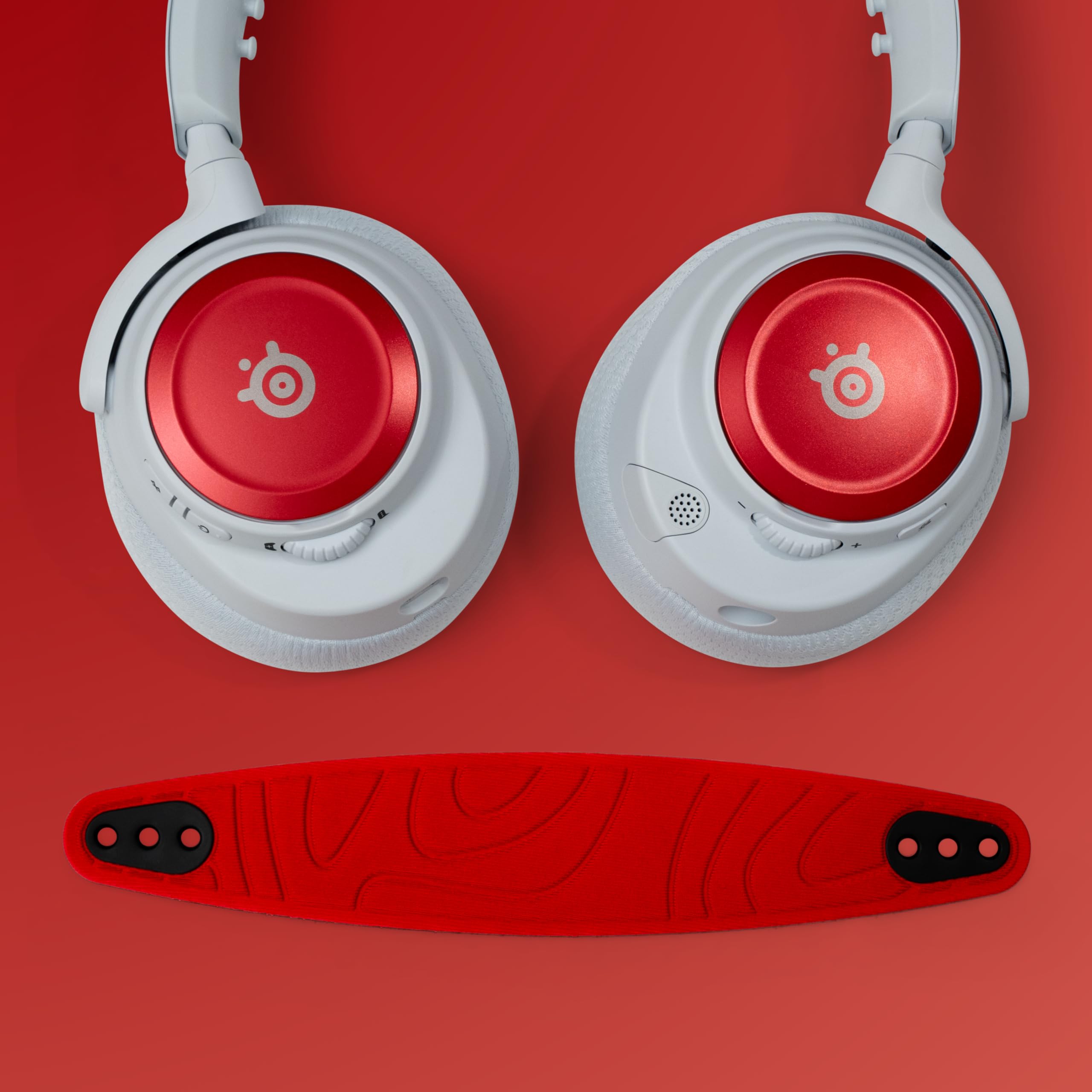 SteelSeries Arctis Nova Booster Pack Cherry Red nylon metallo