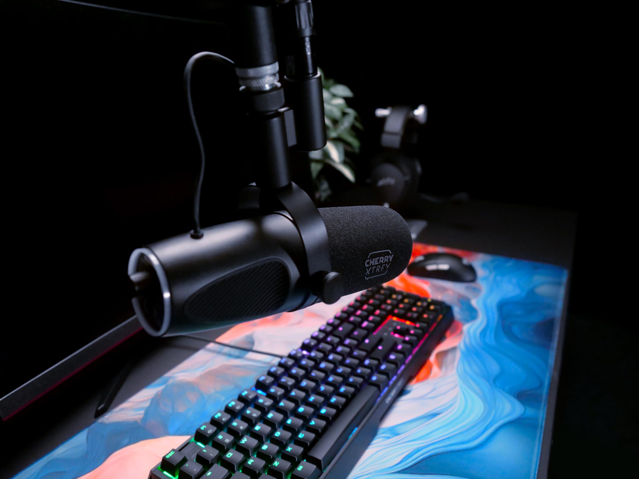 CHERRY XTRFY Ngale X Microfono USB XLR Nero Cardioide