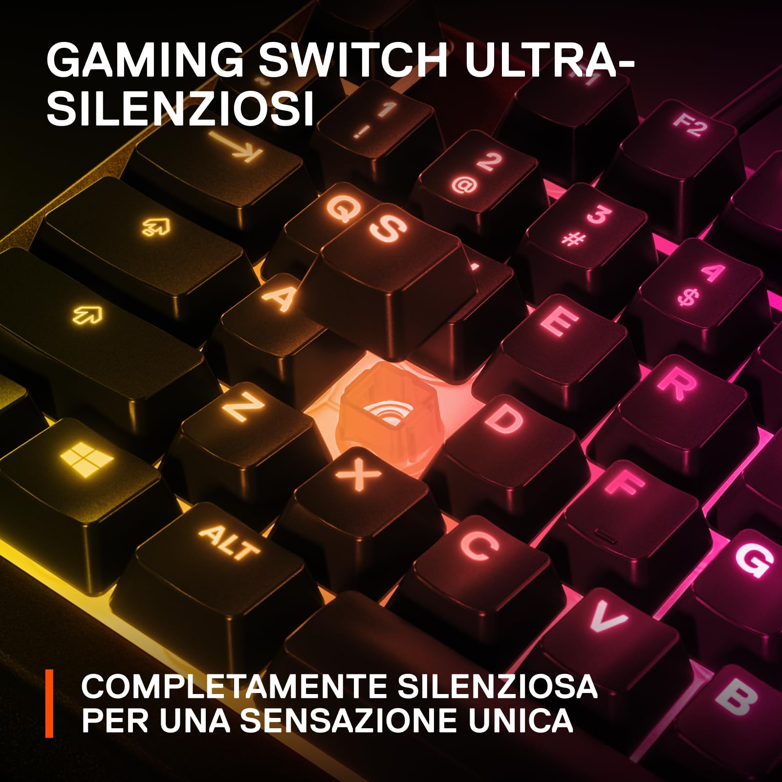 SteelSeries Apex 3 TKL Tastiera Gaming RGB Nera 8 Zone