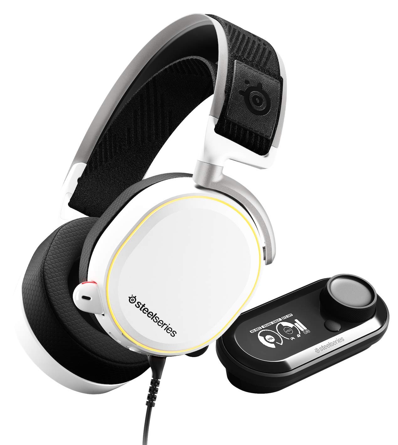 SteelSeries Arctis 7P+ cuffie gaming wireless bianche 30h