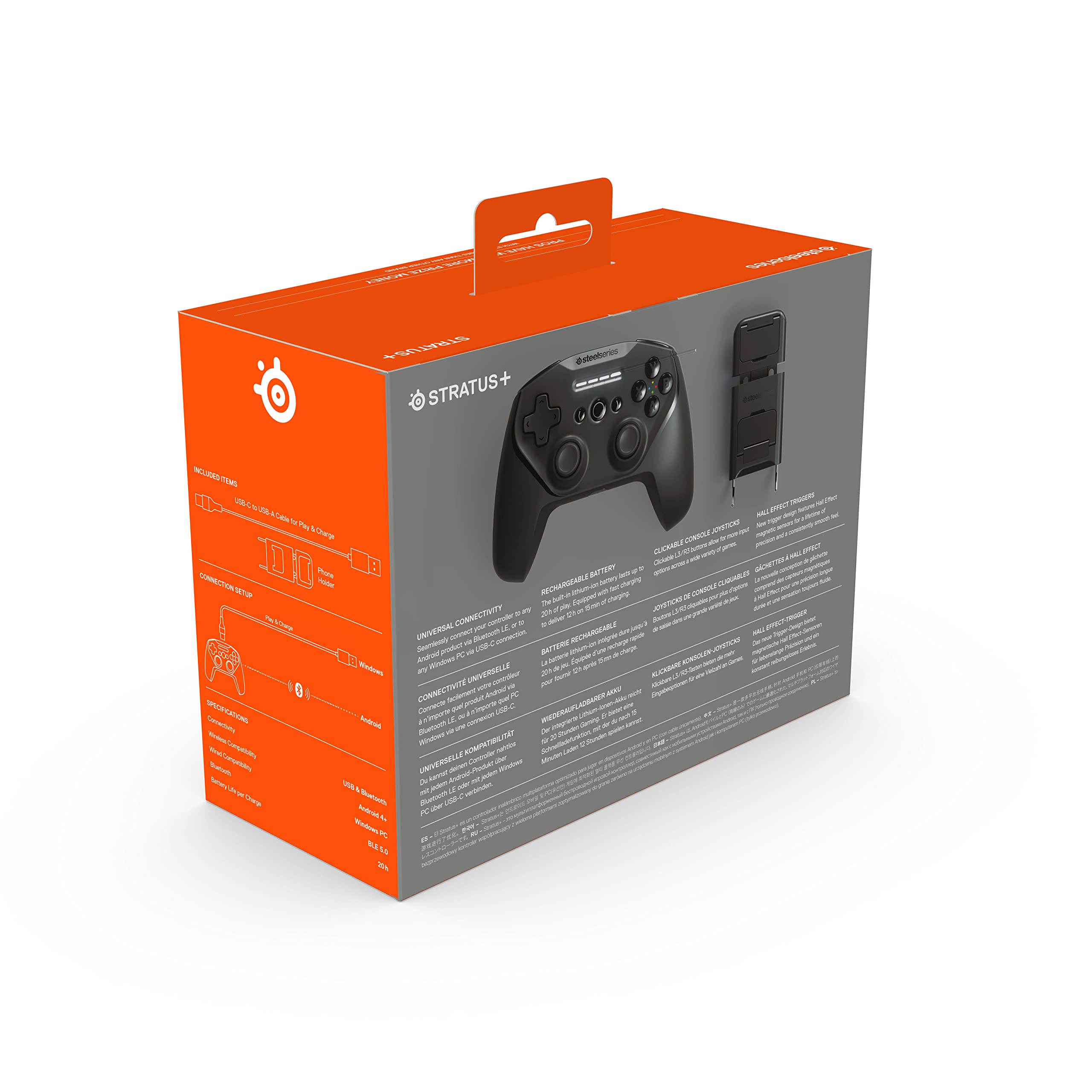 SteelSeries Stratus+ controller Bluetooth Android 90h