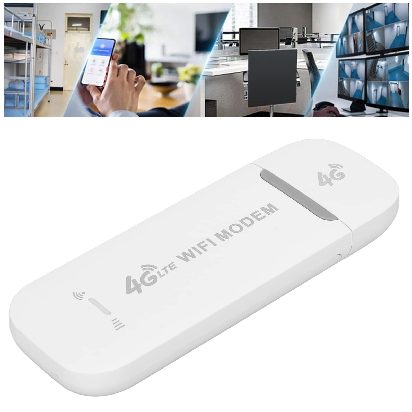 GOWENIC Adattatore WiFi USB 4G LTE 150 Mbps Bianco