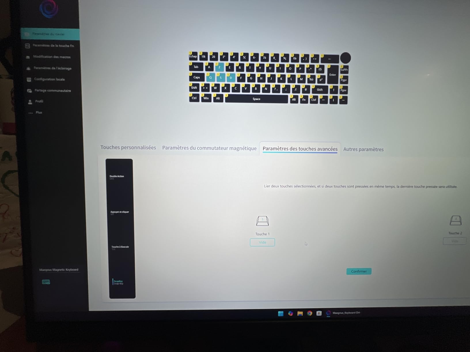 Oniverse Maegnus tastiera gaming 65% Hall Effect AZERTY
