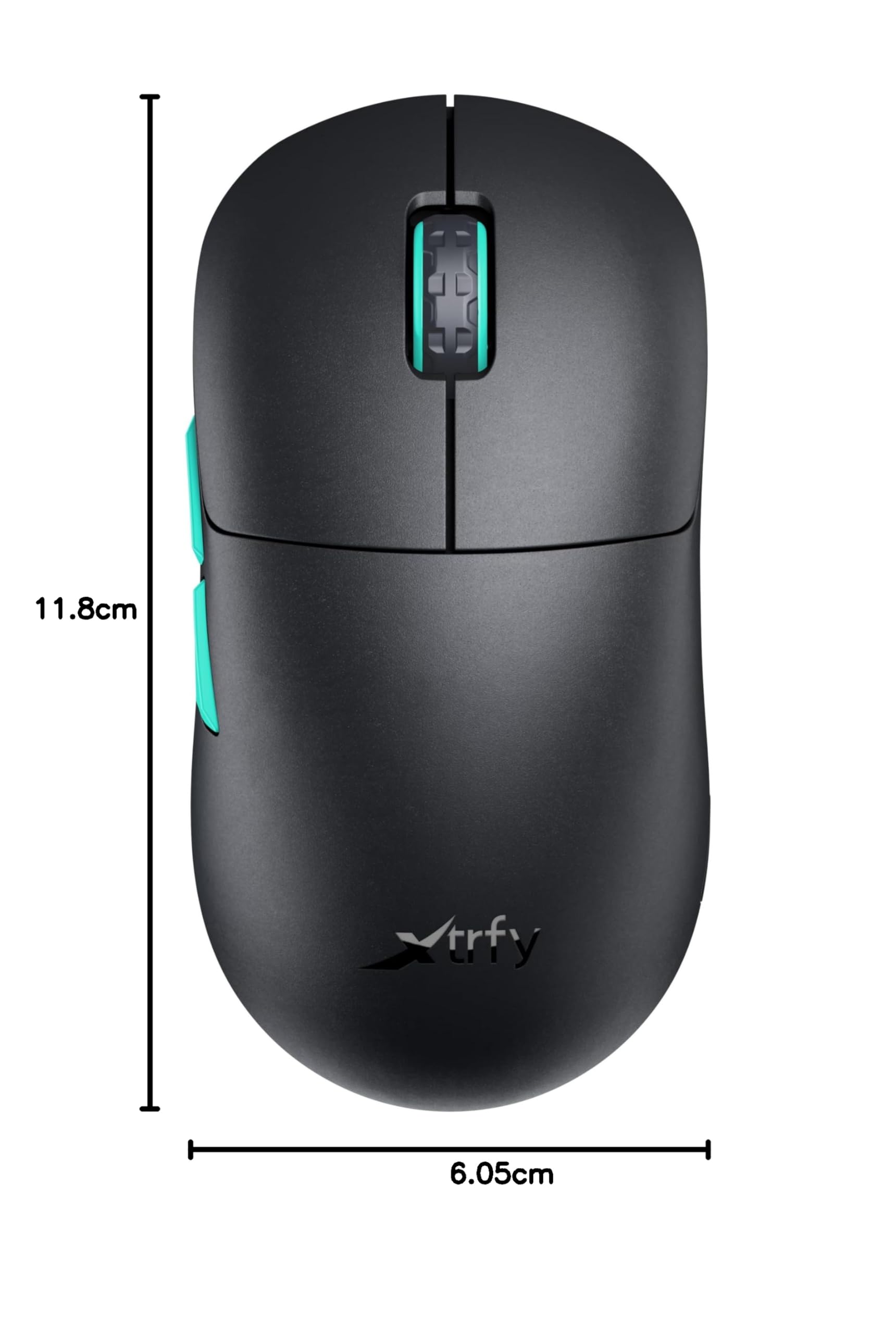 Xtrfy M8 Wireless mouse gaming nero 55 g ricaricabile