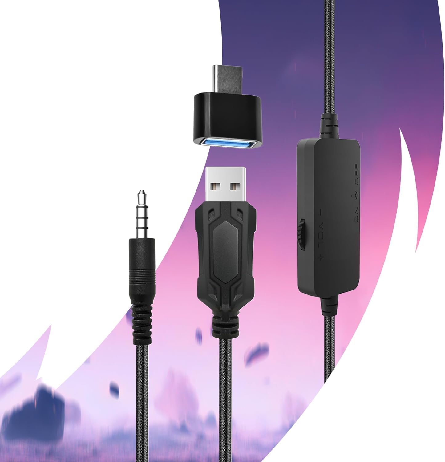 Oniverse Nebula Headset Gaming Rosa con Microfono Jack 50mm