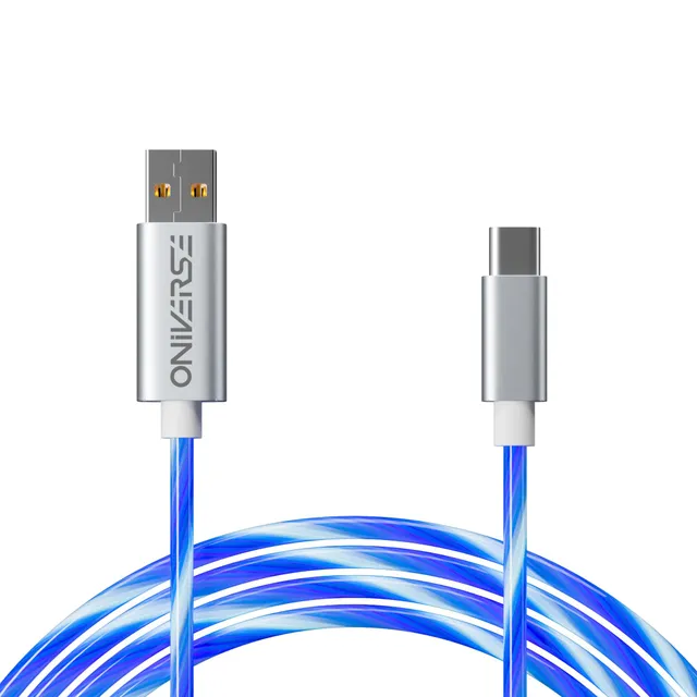 Oniverse Cavo USB LED USB-A USB-C 2m Ricarica Veloce