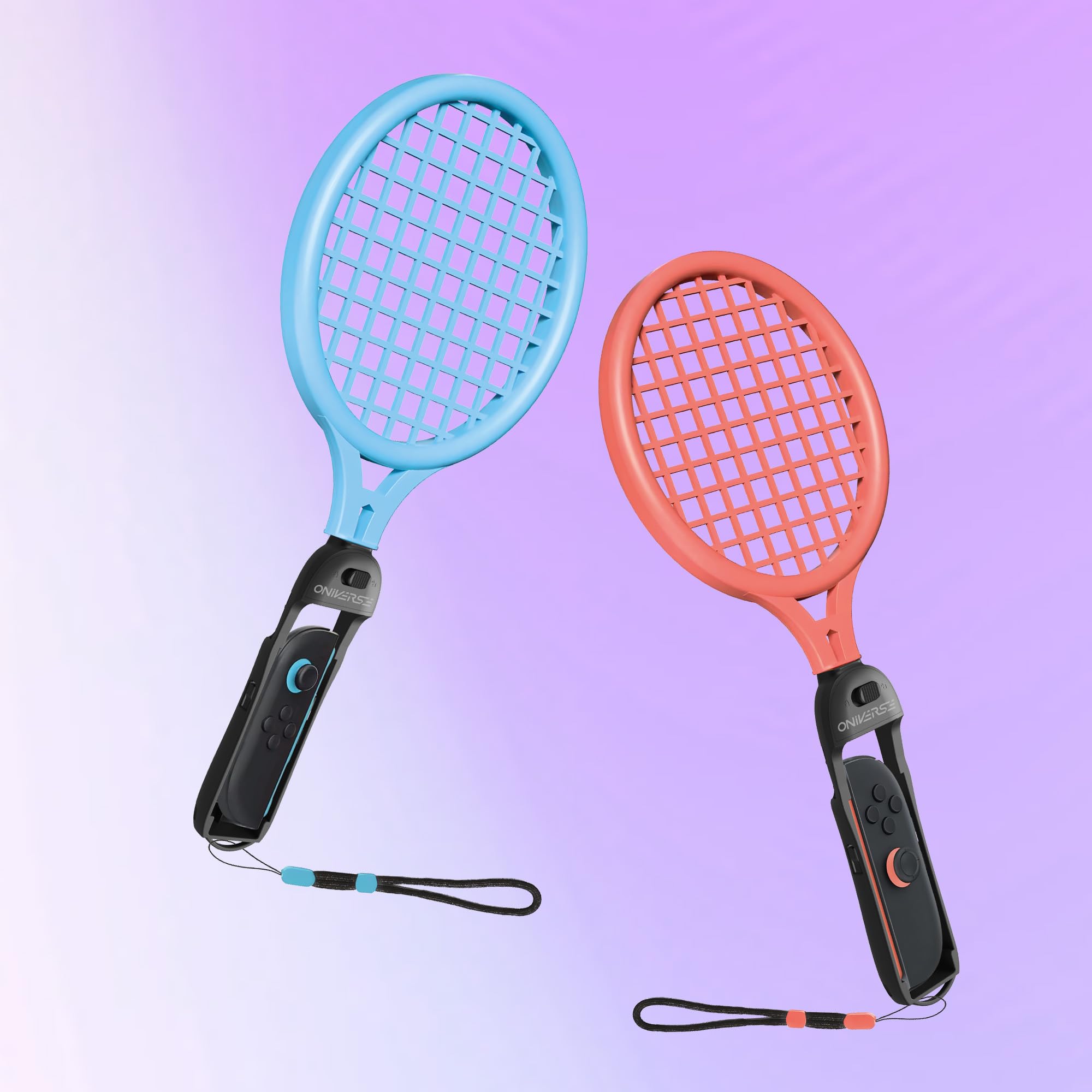 Oniverse Accessories racchette tennis Switch 2 pack 2 arancione blu
