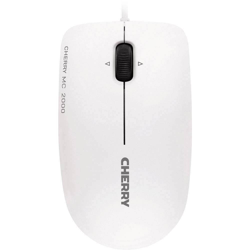 Cherry MC 2000 mouse ufficio con filo bianco-grigio 1600 dpi
