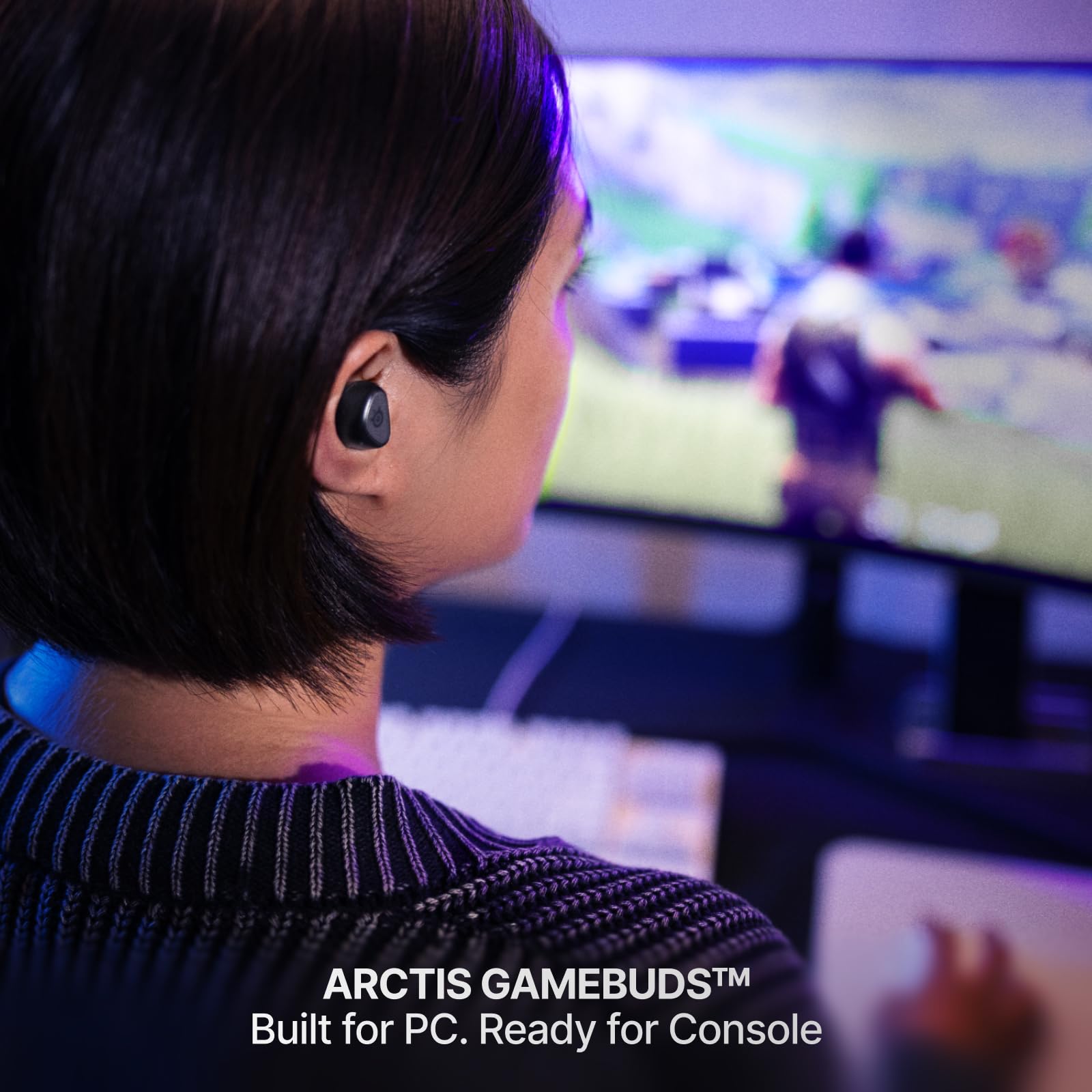 SteelSeries Arctis GameBuds auricolari gaming nero PlayStation ANC