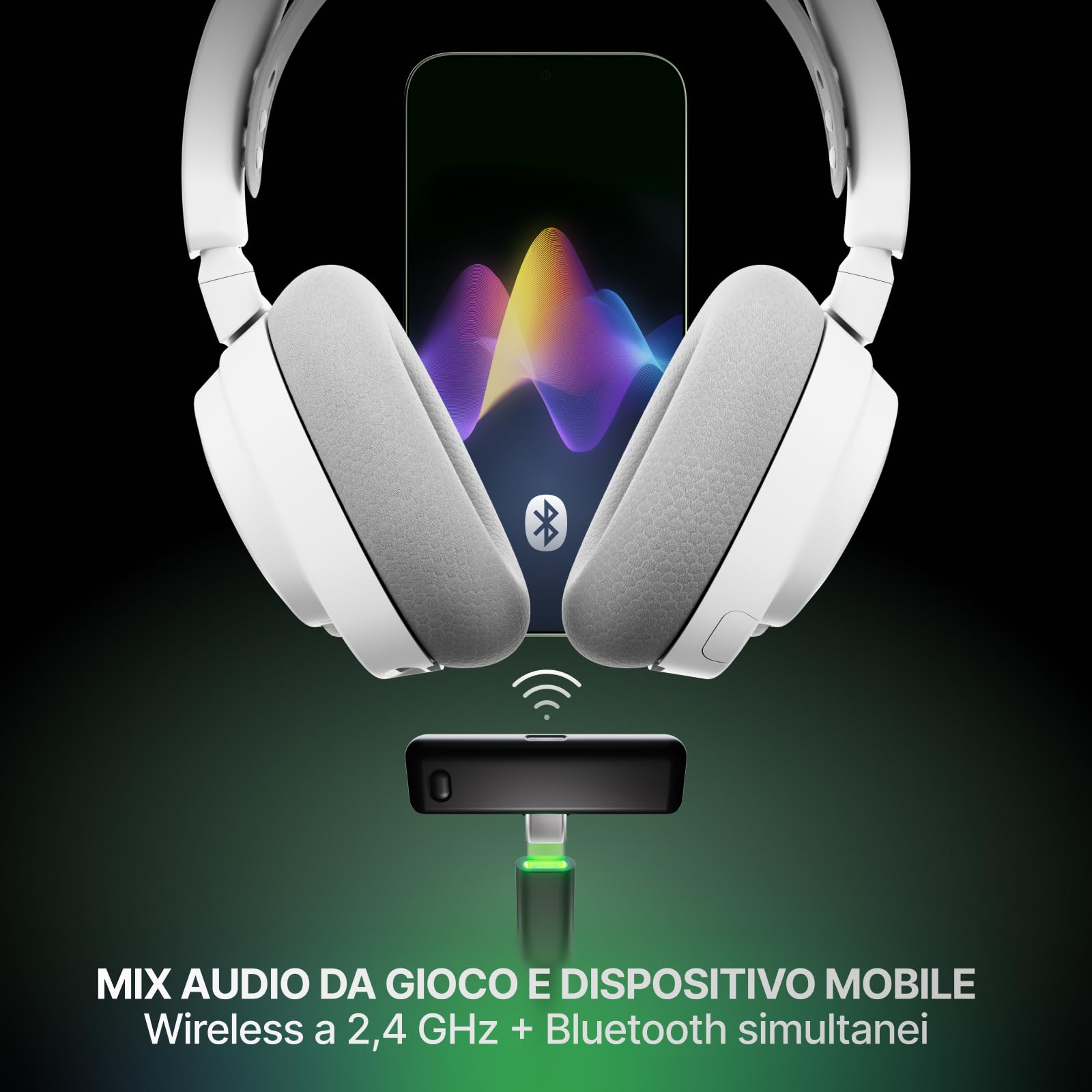 SteelSeries Arctis Nova 7X Gen 2 Cuffie Gaming Bianche Xbox