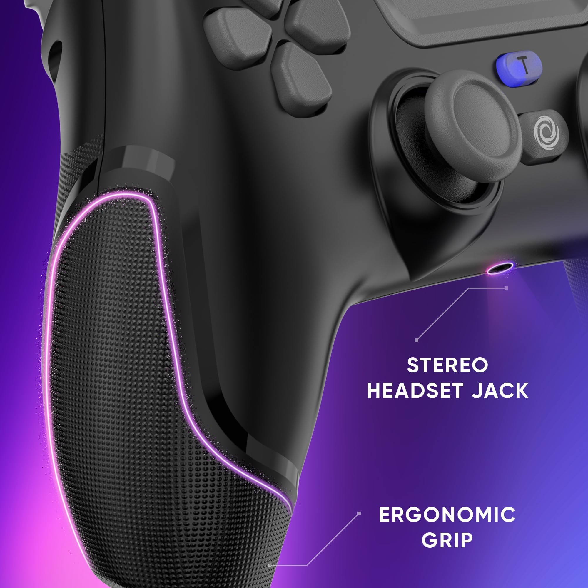 Oniverse Revolt controller wireless PS4 Guêpe Nero Bluetooth