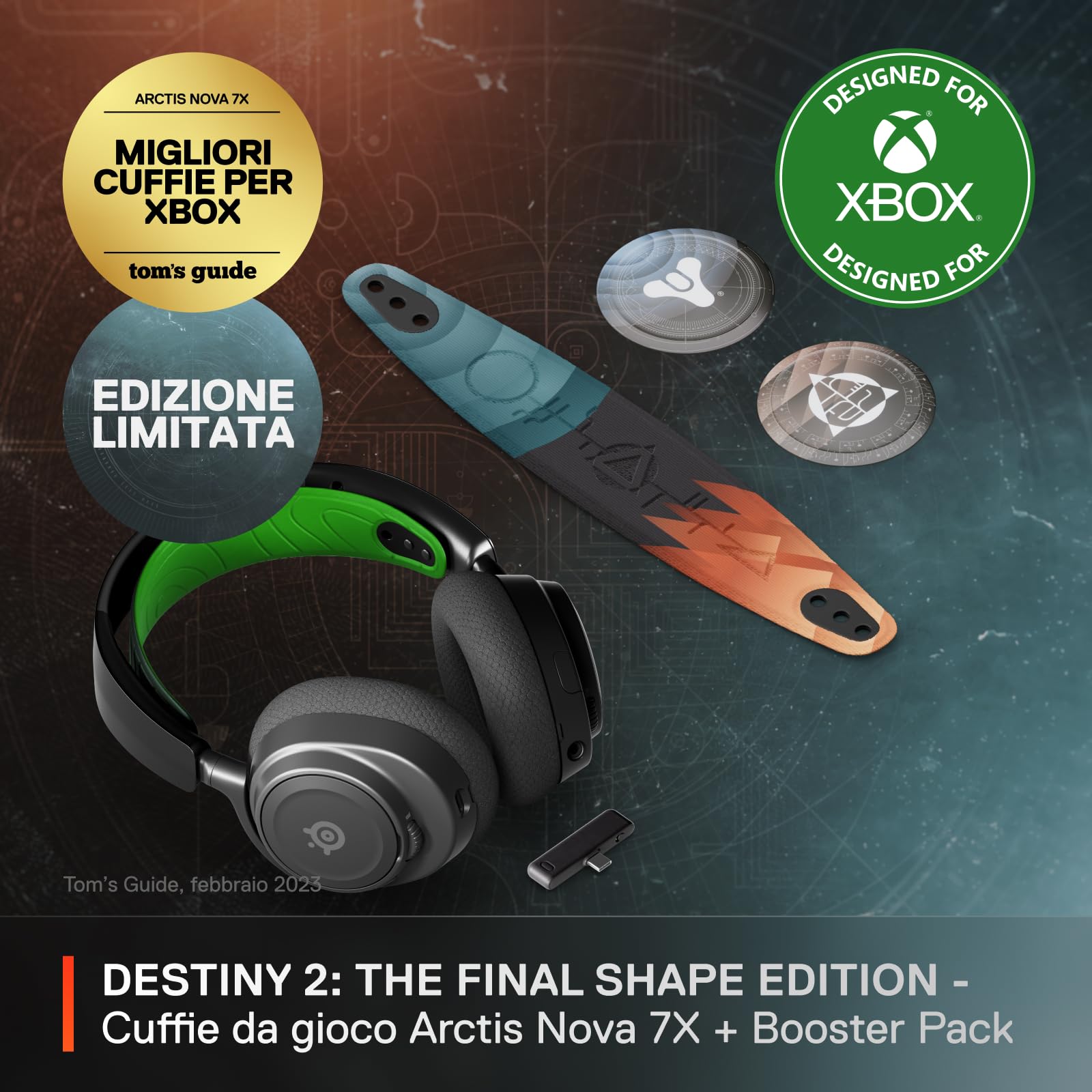SteelSeries Arctis Nova 7X cuffie wireless Destiny 2 Final Shape