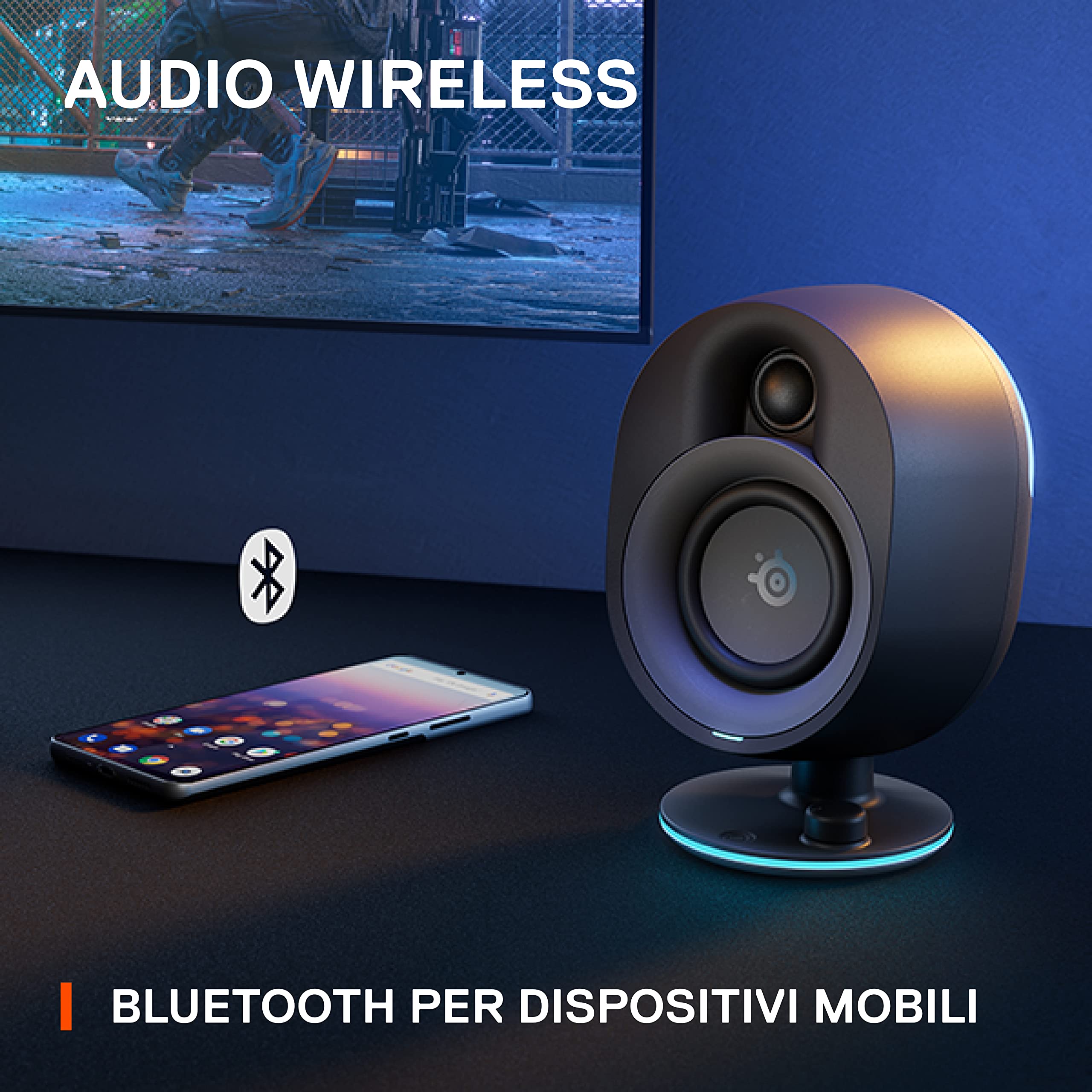 SteelSeries Arena 7 altoparlanti 2.1 RGB con subwoofer