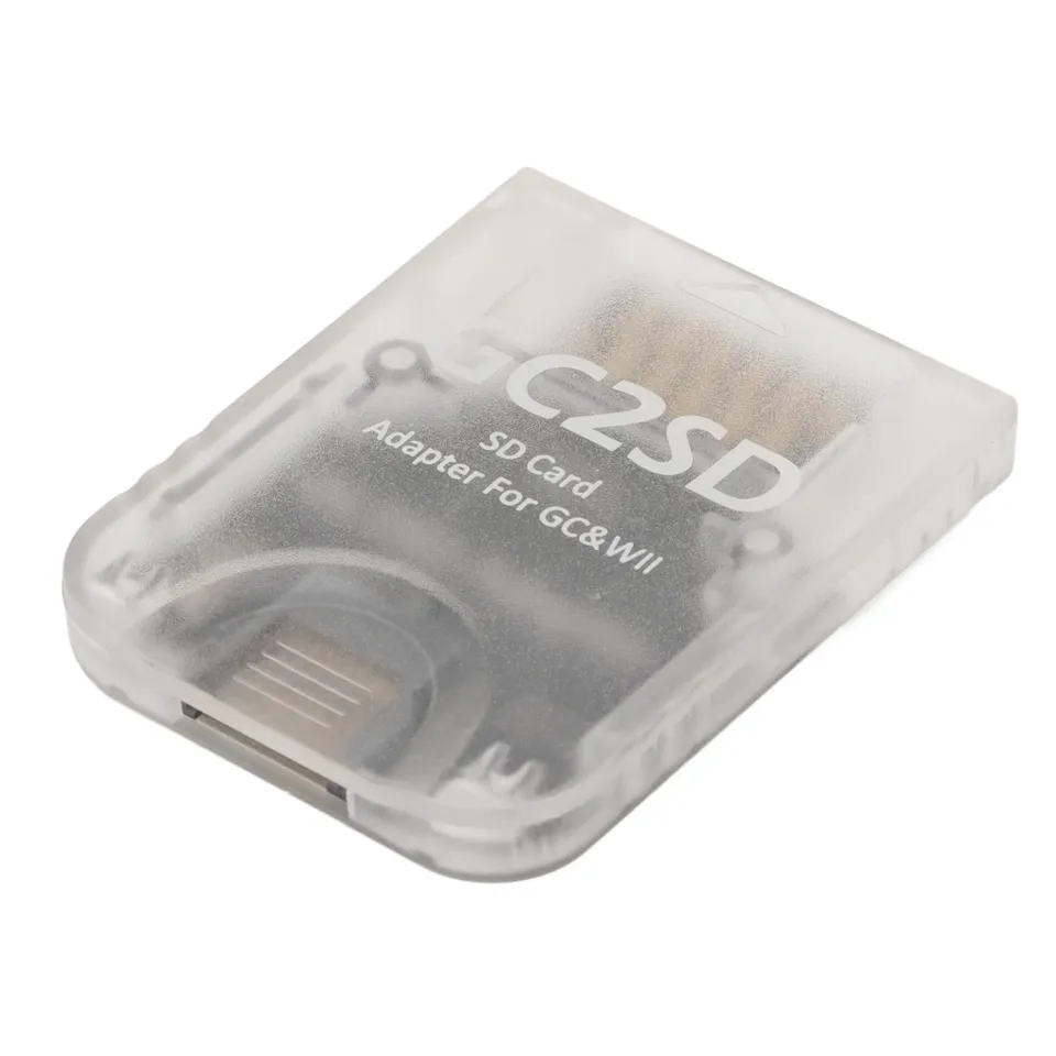 GOWENIC GC2SD Adattatore microSD GameCube trasparente 512GB