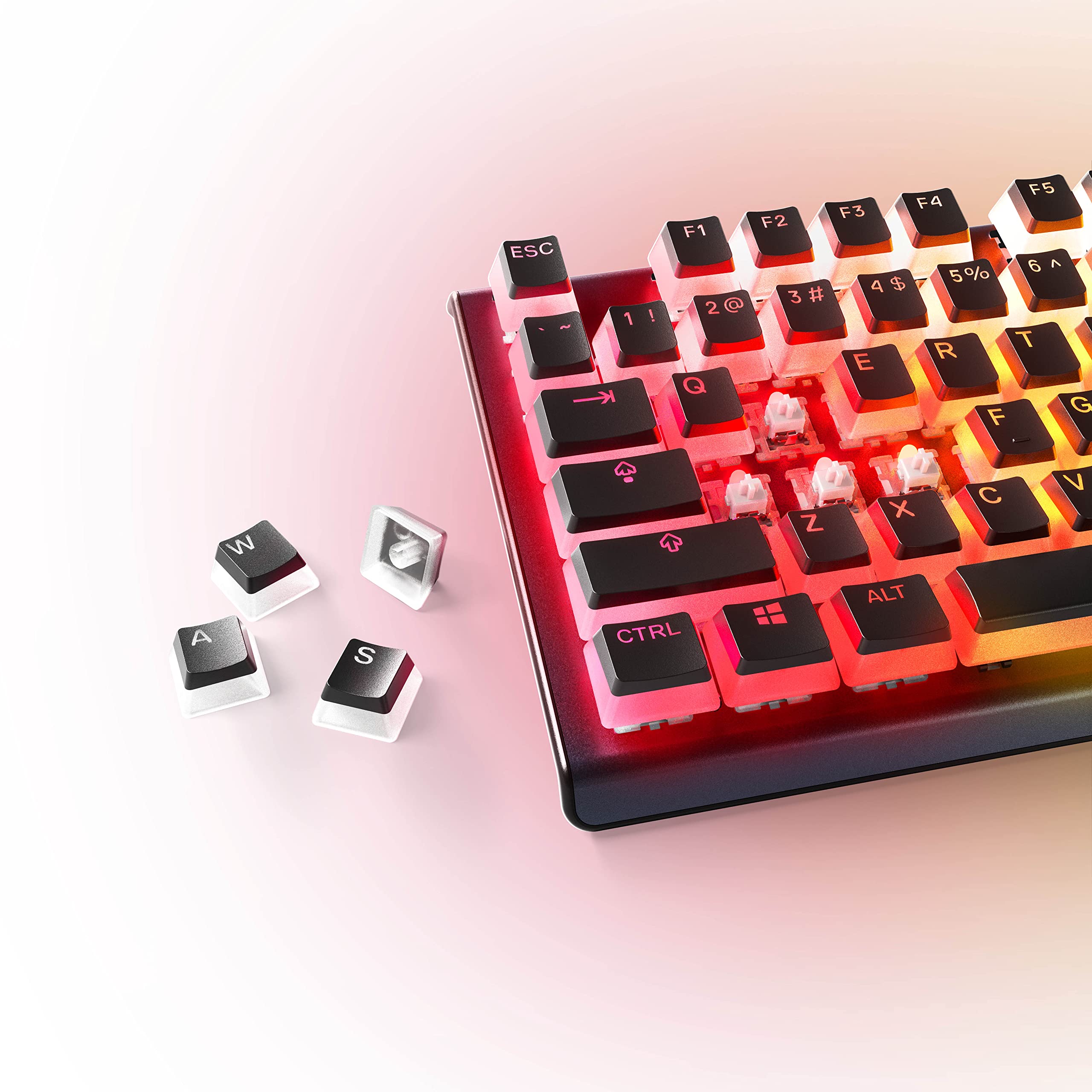 SteelSeries PrismCaps Keycaps PBT Bianchi MX RGB