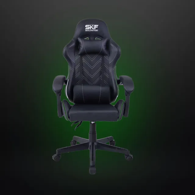 Skull Factory Forge sedia gaming PVC reclinabile con lombare