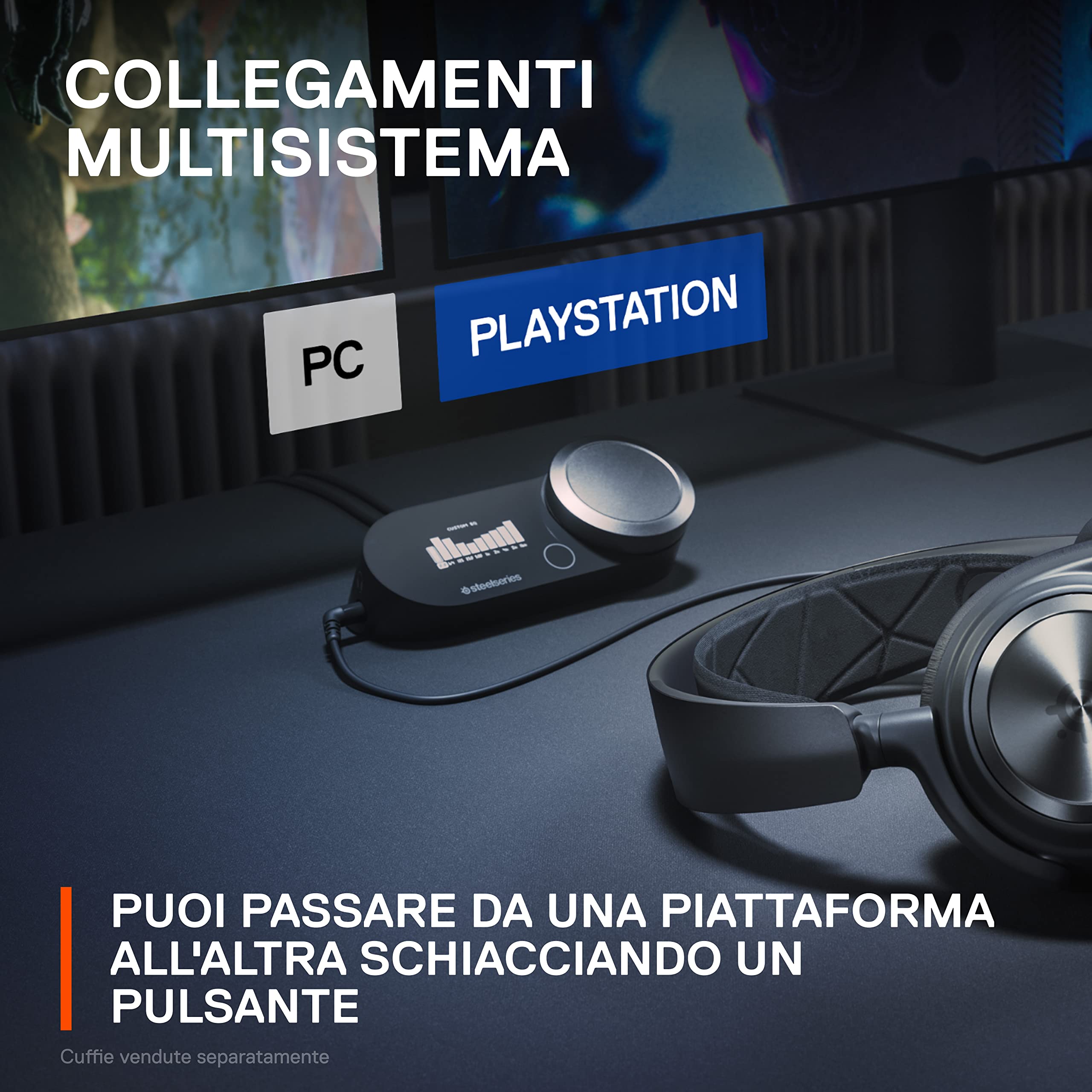 SteelSeries GameDAC Gen 2 amplificatore audio Hi-Res PC PS5