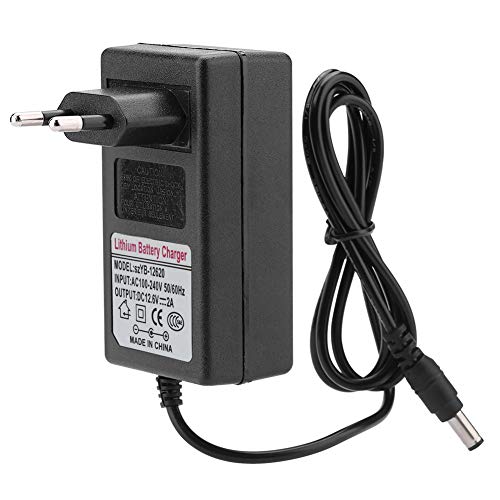 Gowenic caricabatterie litio 12,6V 2A LED alimentatore