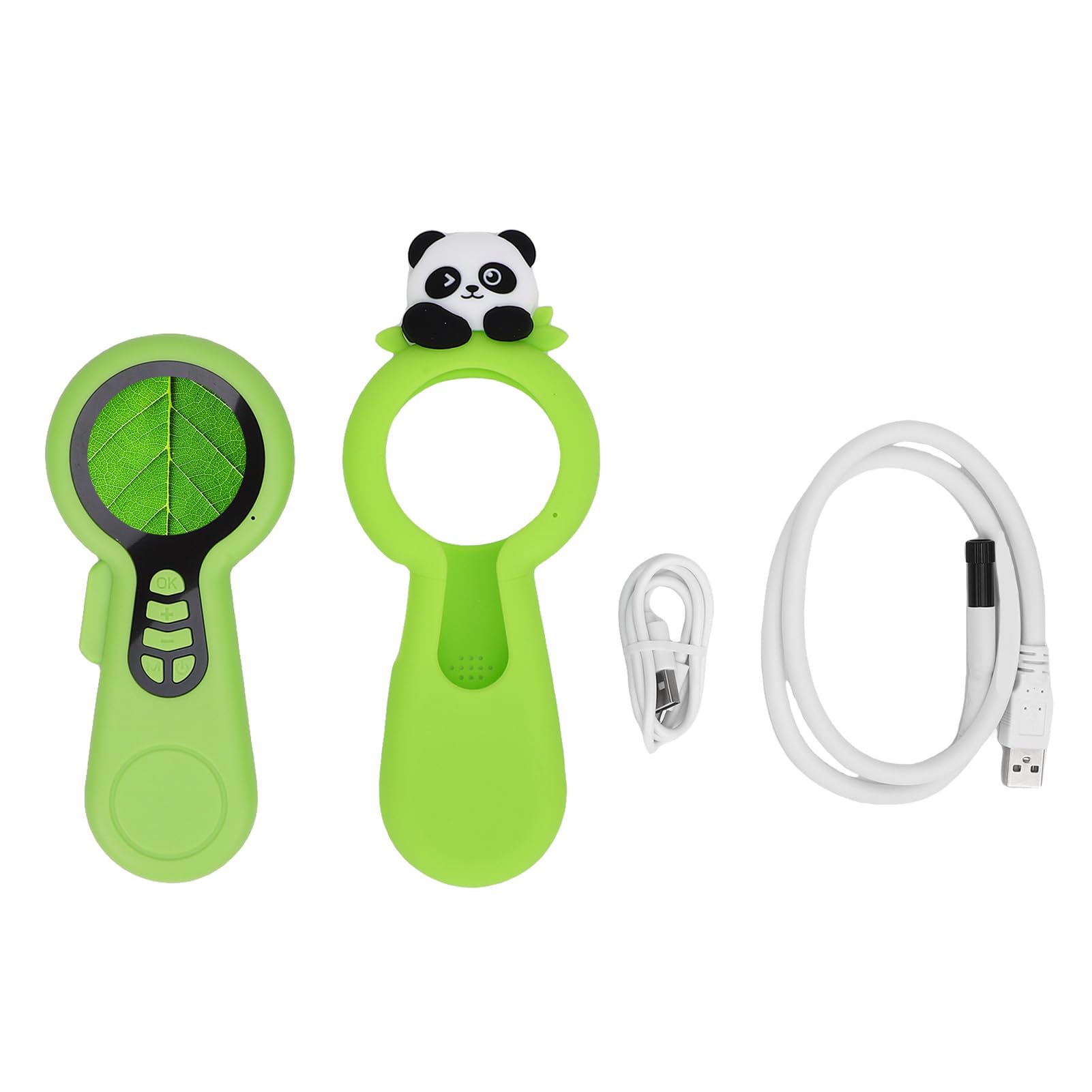 GOWENIC Microscopio Tascabile 200X Schermo 1,5" 720P Bambini Panda