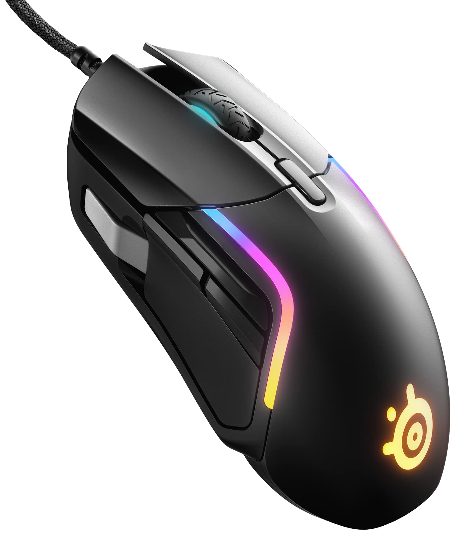 SteelSeries Rival 5 Mouse Gaming 18000 CPI 9 Tasti Nero