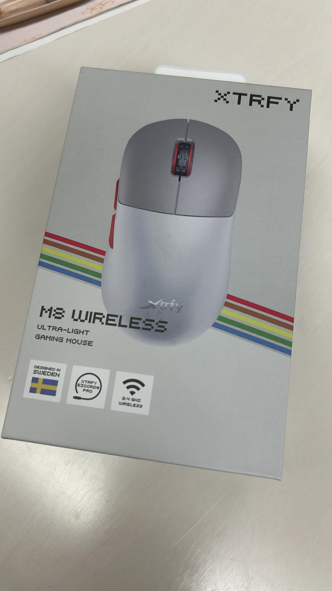 Xtrfy M8 Wireless mouse gaming nero 55 g ricaricabile
